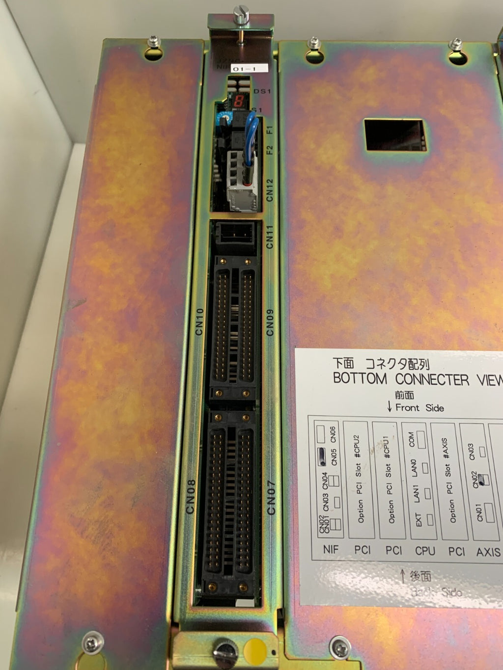 Yaskawa JZNC-NRK01-1 Rack w/ Servo Controller JZNC-NRK01-1 and Fuji CPS-420F