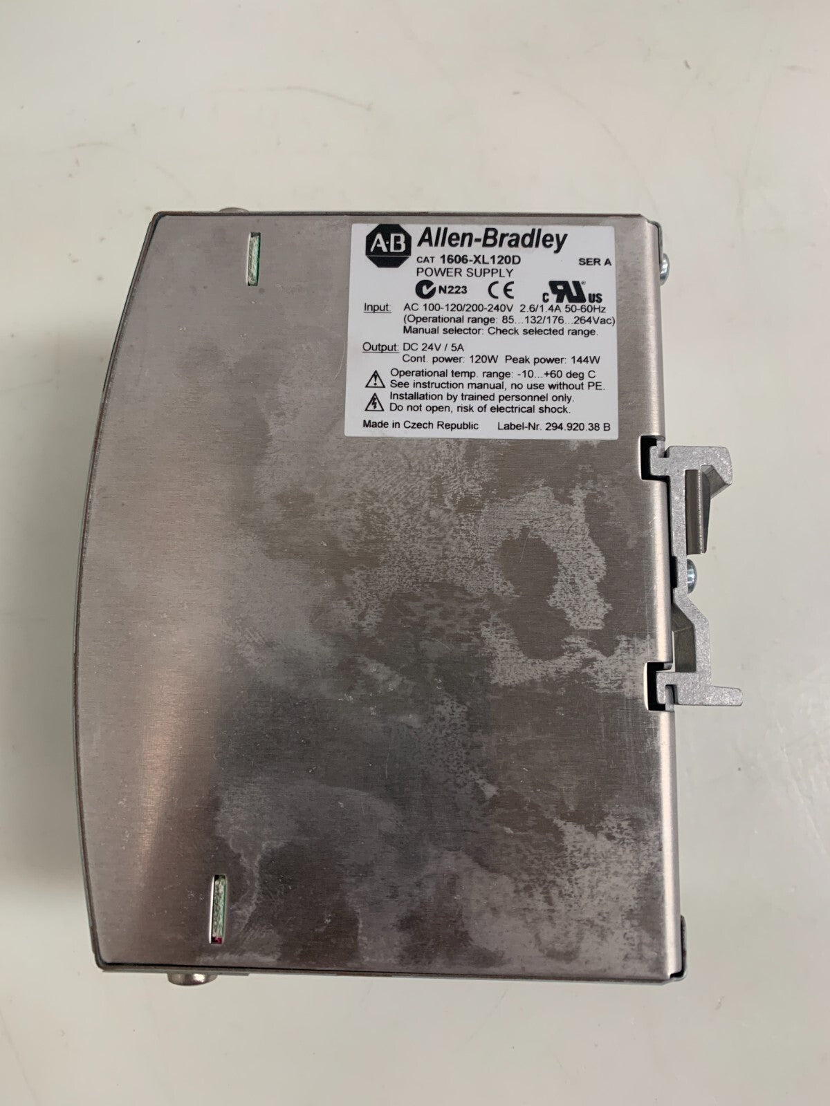 ALLEN BRADLEY POWER SUPPLY 1606-XL120D 24 V 5AMP