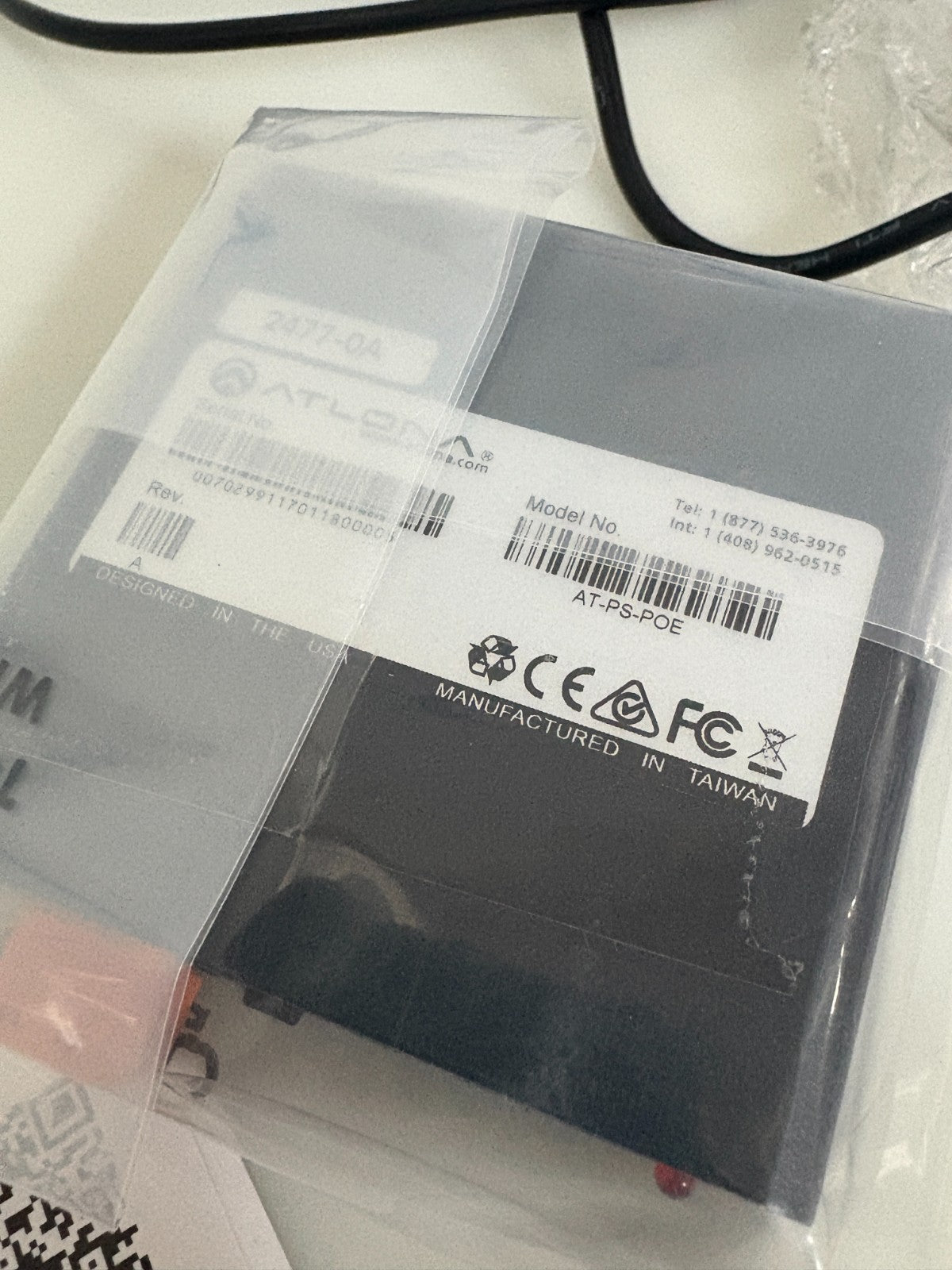 ATLONA POWER OVER ETHERNET MID-SPAN POWER SUPPLY AT-PS-POE