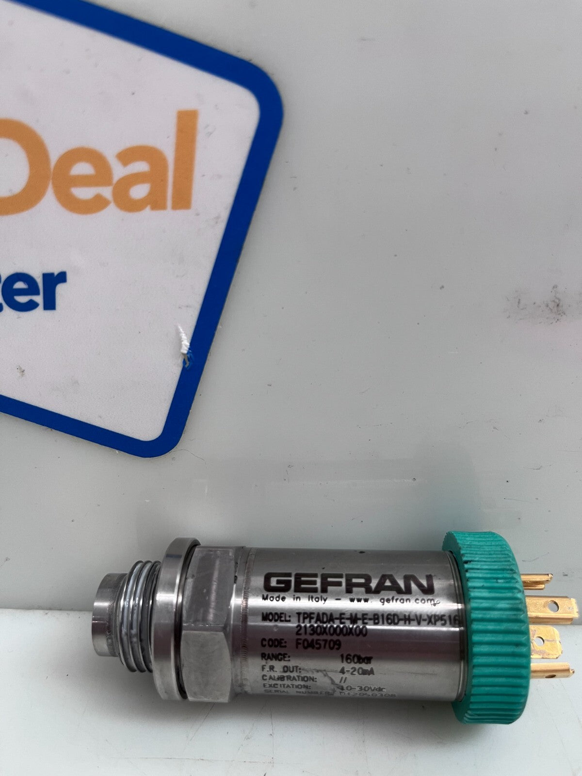 GEFRAN F045709 Pressure Transmitter TPFADA-E-M-E-B16D-H-V-XP516-2130X000X00
