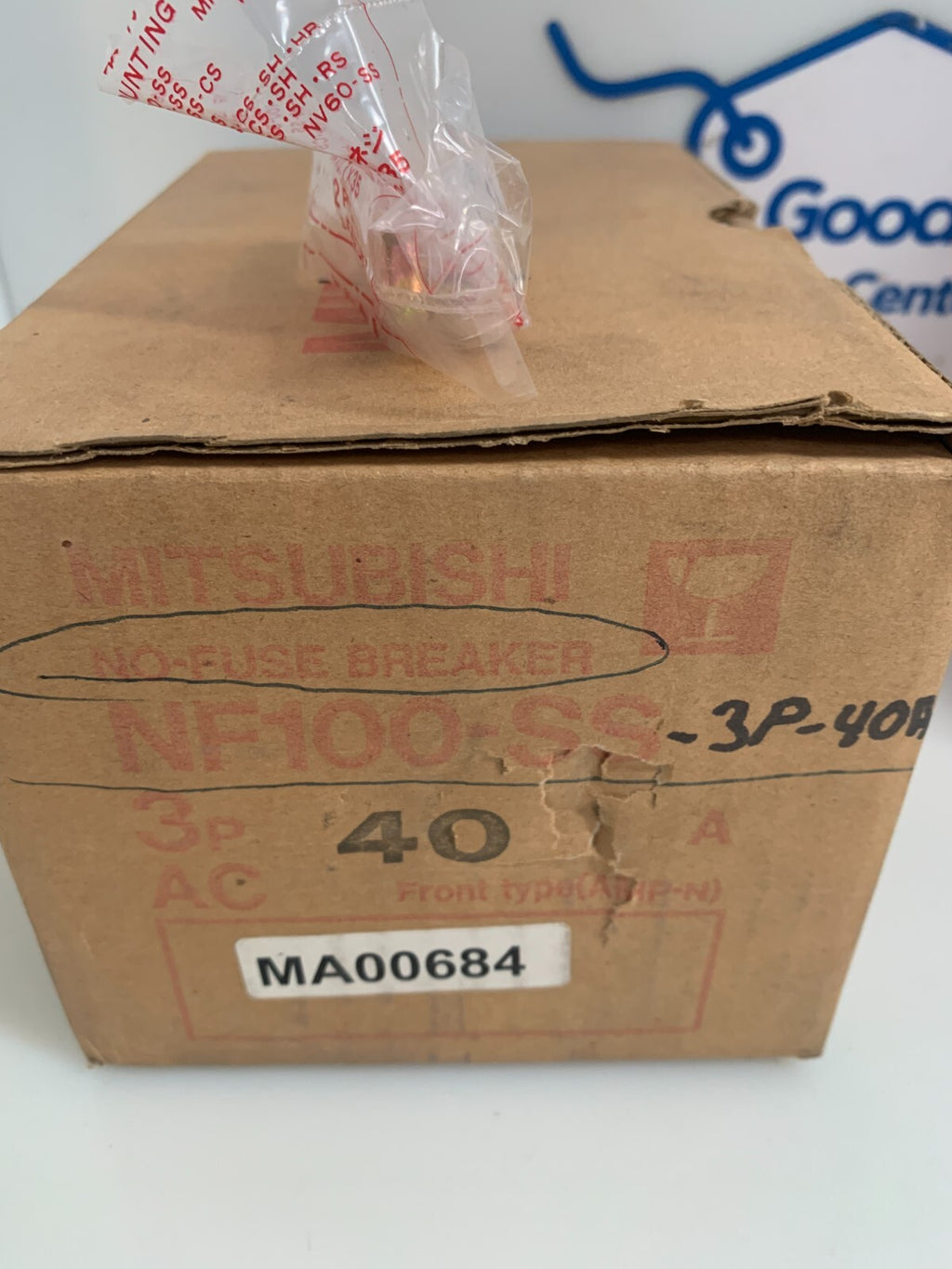 MITSUBISHI NO FUSE 100 AMP BREAKER NF 100-SS