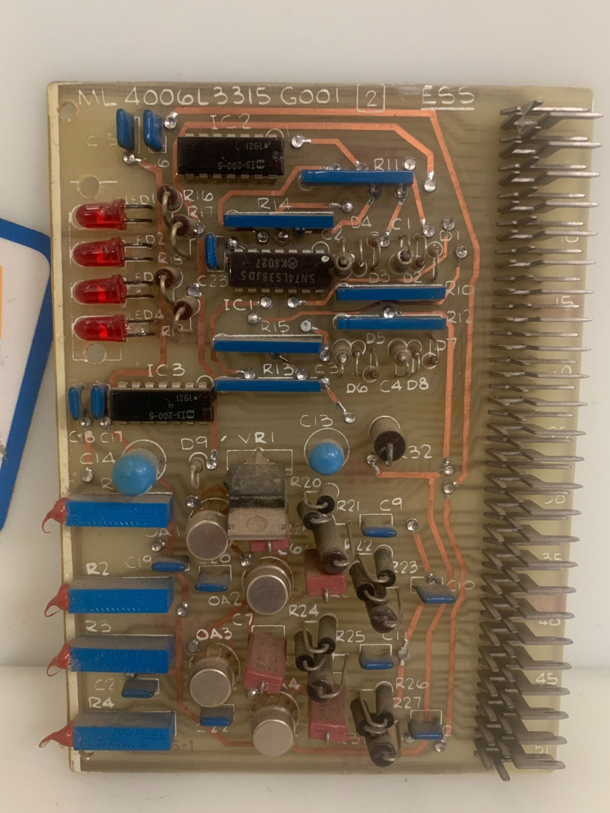 GENERAL ELECTRIC FANUC AMPLIFIER CARD ML 4006 L 3315 G001 (2)