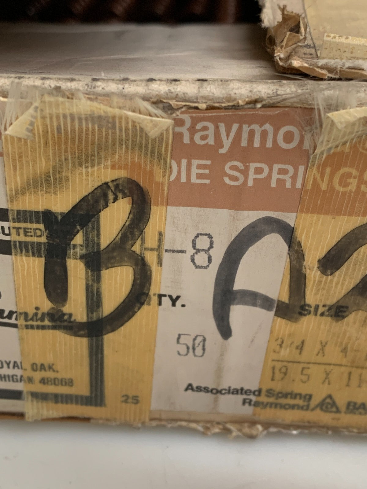 Lot of 28 Raymond H-8 Heavy Duty Die Spring 3/4" x 4 1/2"