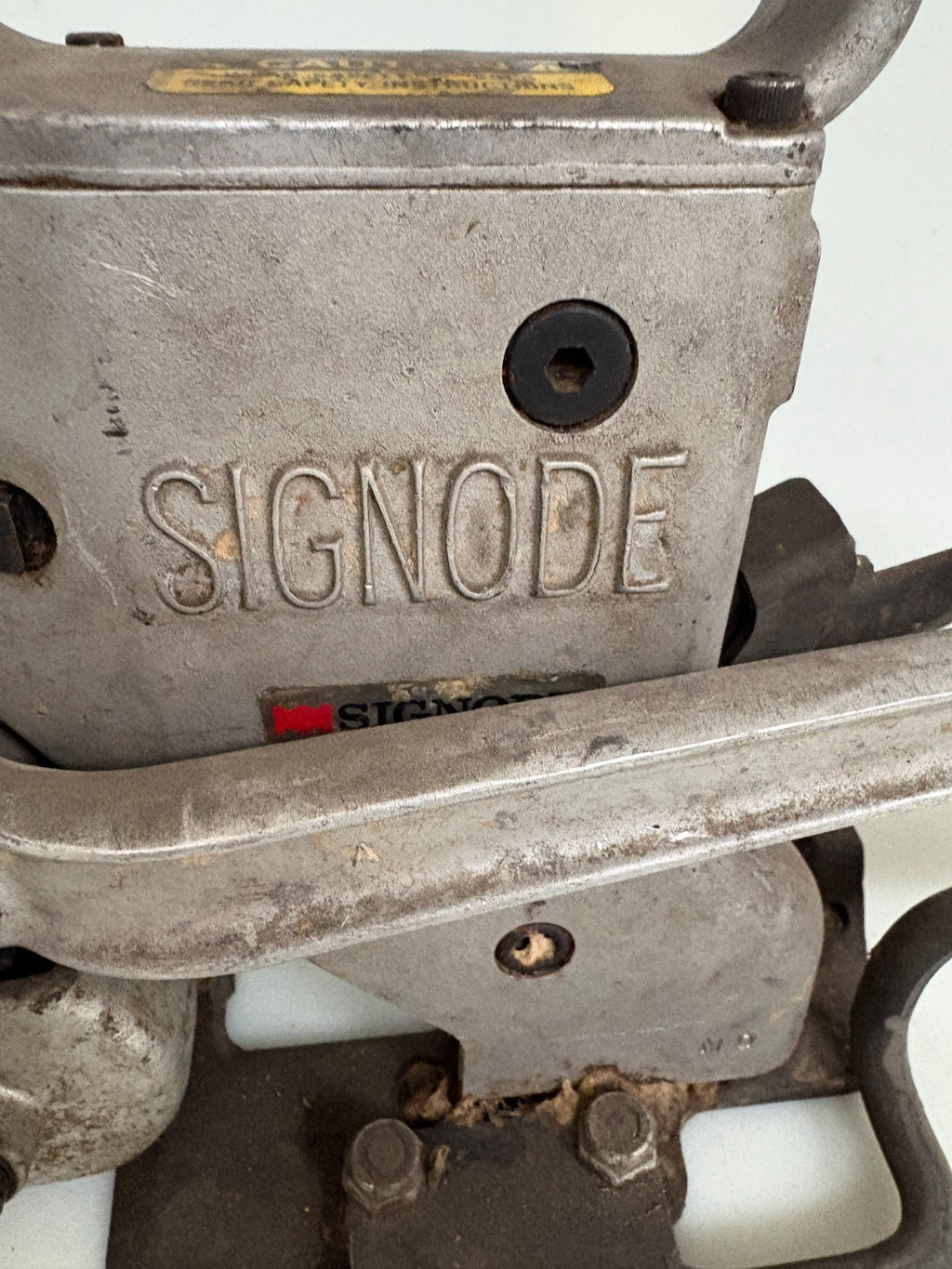 SIGNODE VINTAGE COMBINATION SEALLESS STRAPPING TOOL MODEL SAM-12