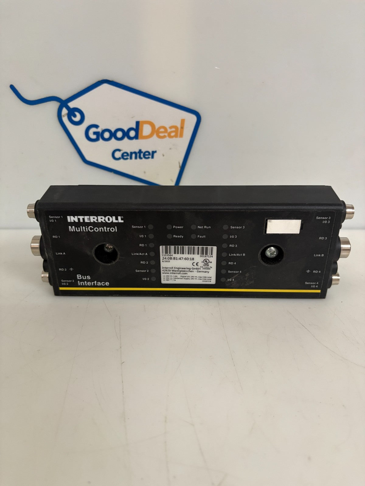 INTEROLL MULTICONTROL BUS INTERFACE 110 3564 24:QB:B1:47:60:180