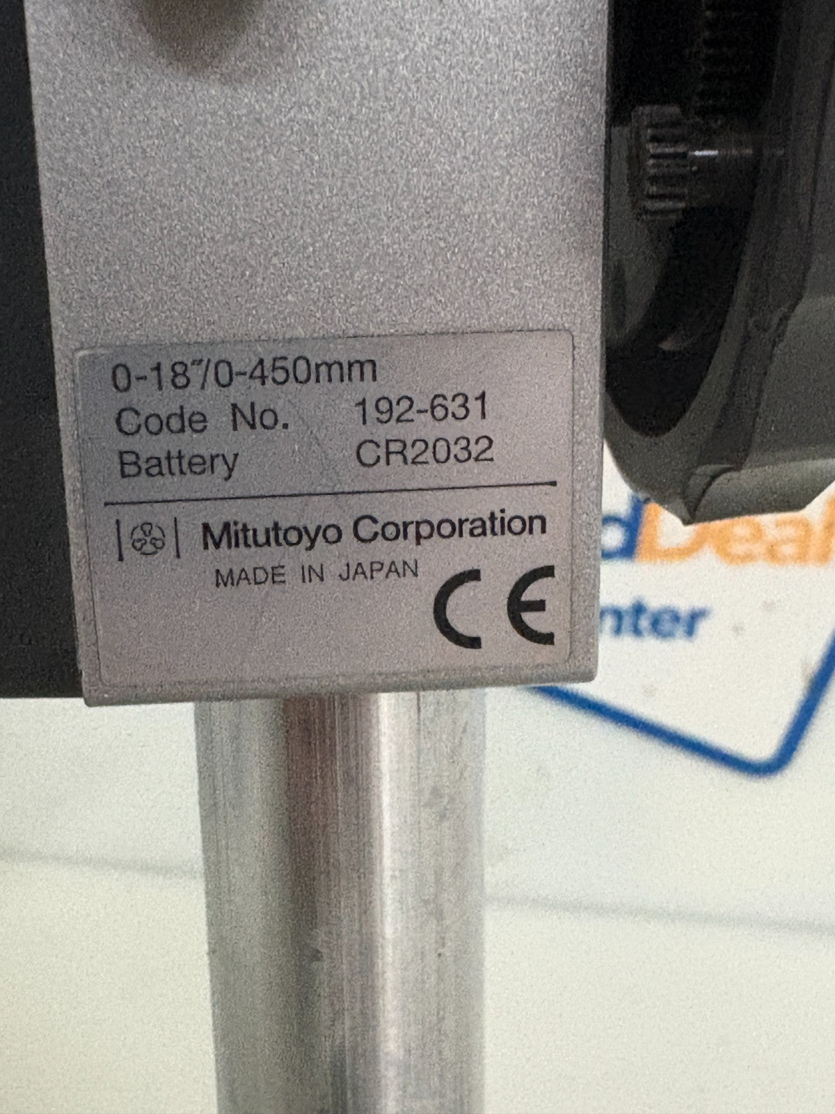 MITUTOYO DIGIMATIC LCD HEIGHT GAUGE 0-18" NEW BATTERY 192-631