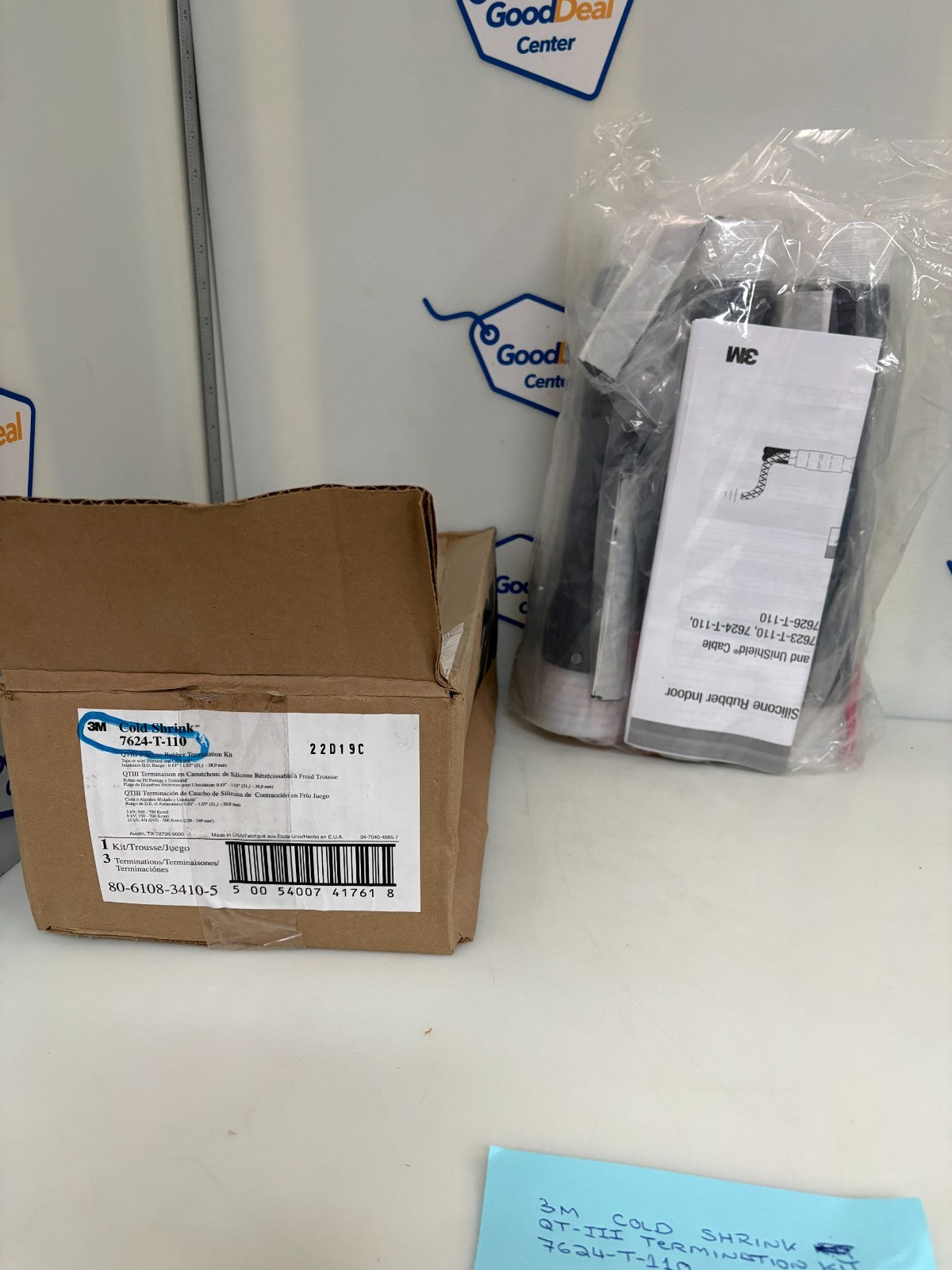 3M COLD SHRINK QT-III TERMINATION KIT 7624-T-1100