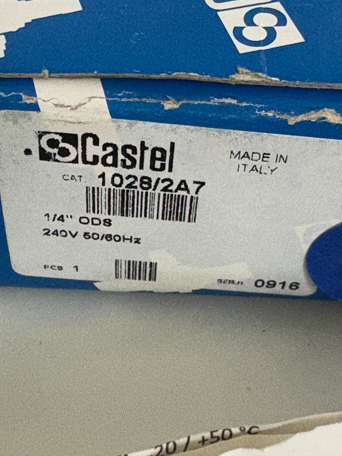 CASTEL VALVE 1028/2A75