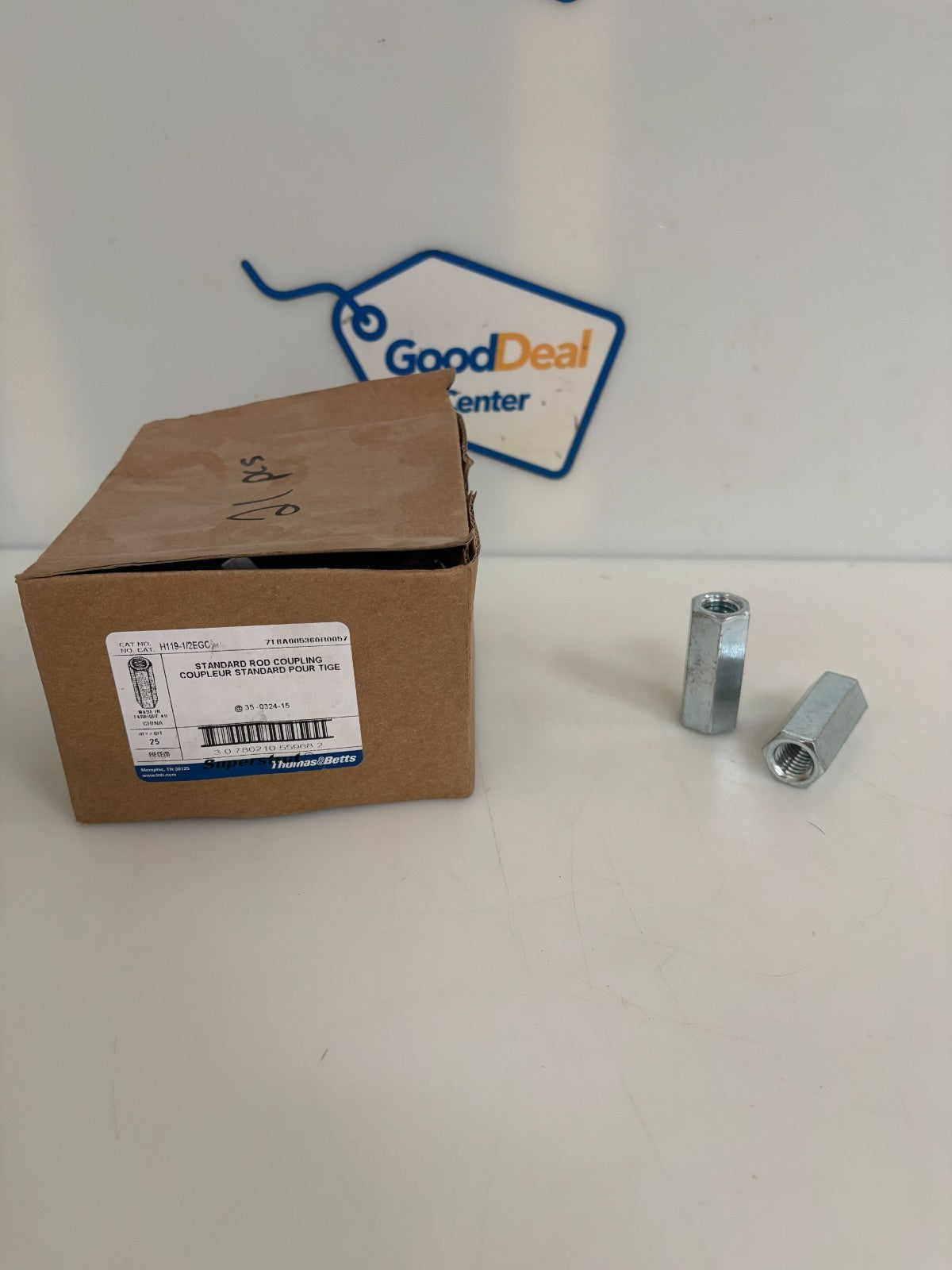 ABB THOMAS & BETTS SUPERSTRUT STANDARD ROD COUPLING #H119-1/2EGC 21 IN BOX0