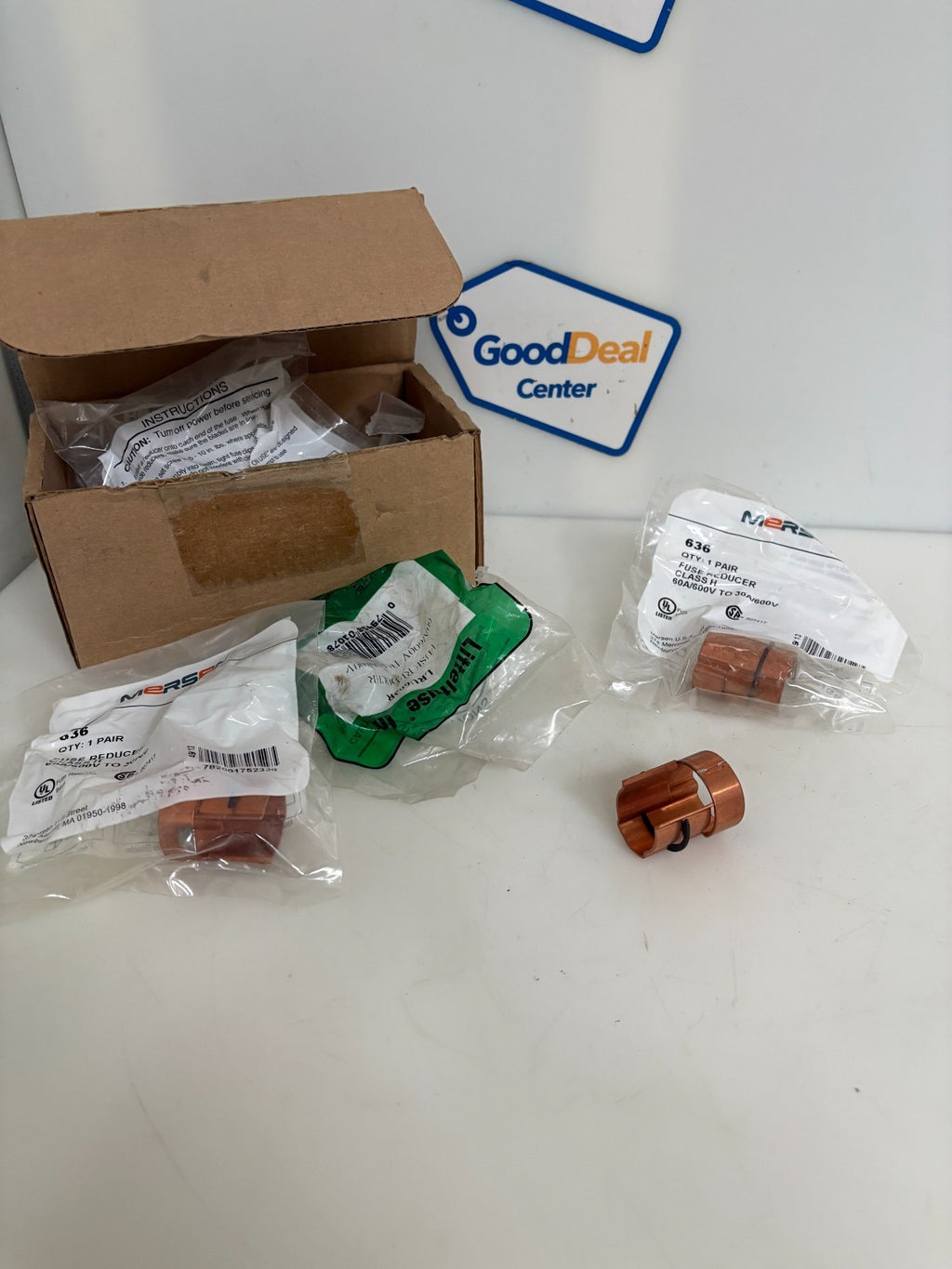 LOT OF 13 MERSEN FUSE REDUCER #636