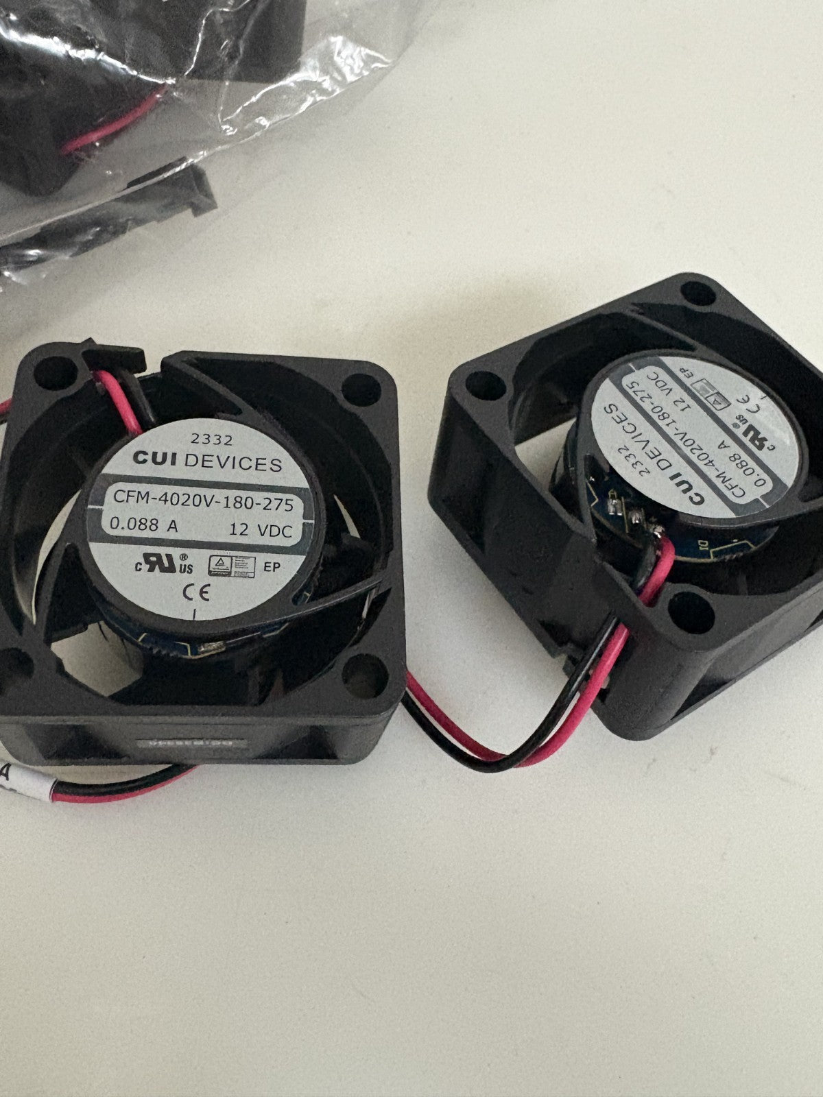 LOT OF 14 SAME SKY CUI DEVICES CFM 4020V-180-275 DC BRUSHLESS FANS