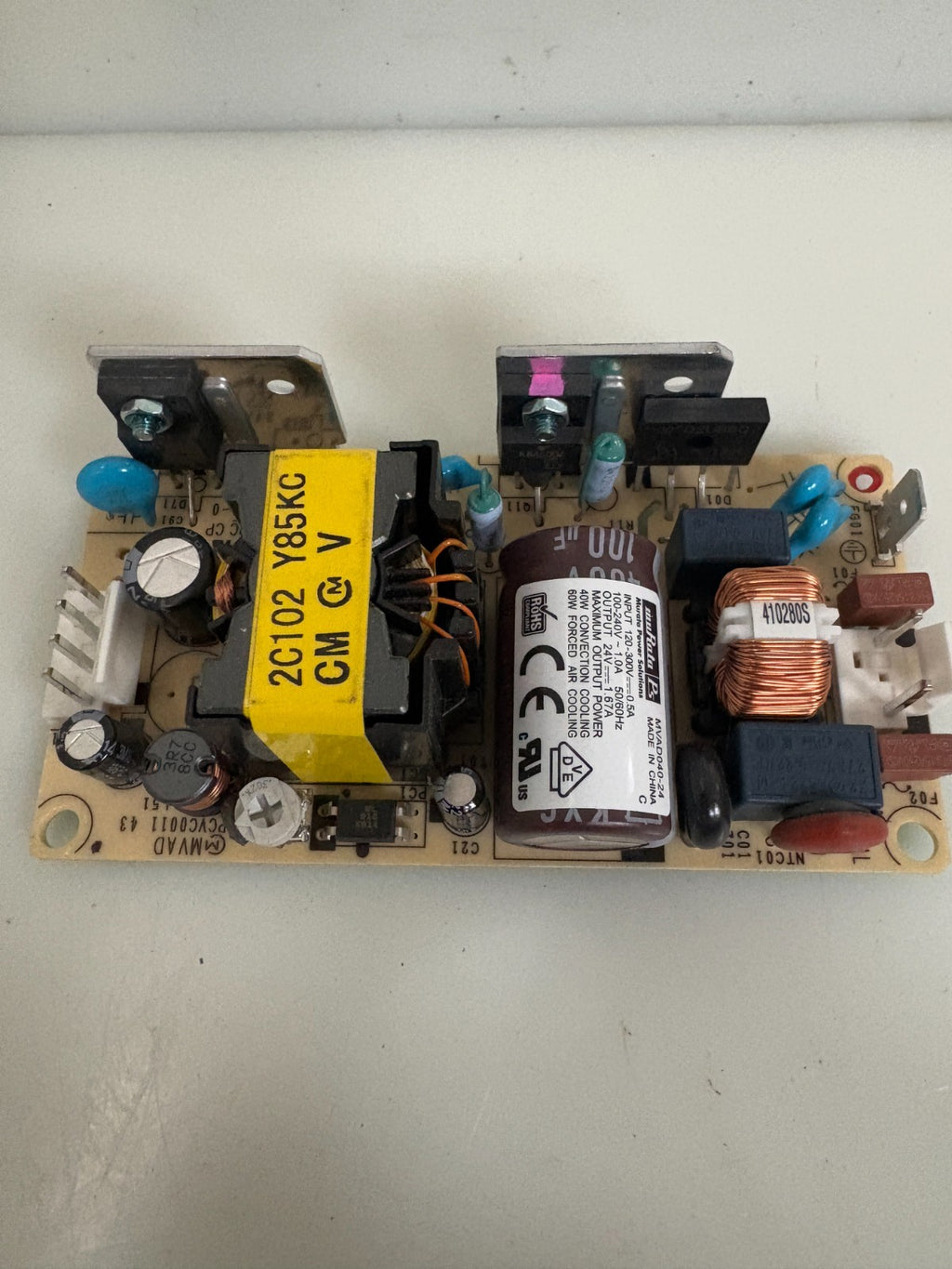 MURATA POWER SOLUTIONS AC/DC CONVERTER 24V 40W MVAD 040-24