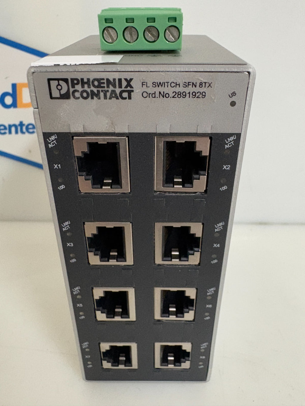 PHOENIX CONTACT 8 PORT ETHERNET SWITCH 2891929 FL SWITCH SFN 8TX