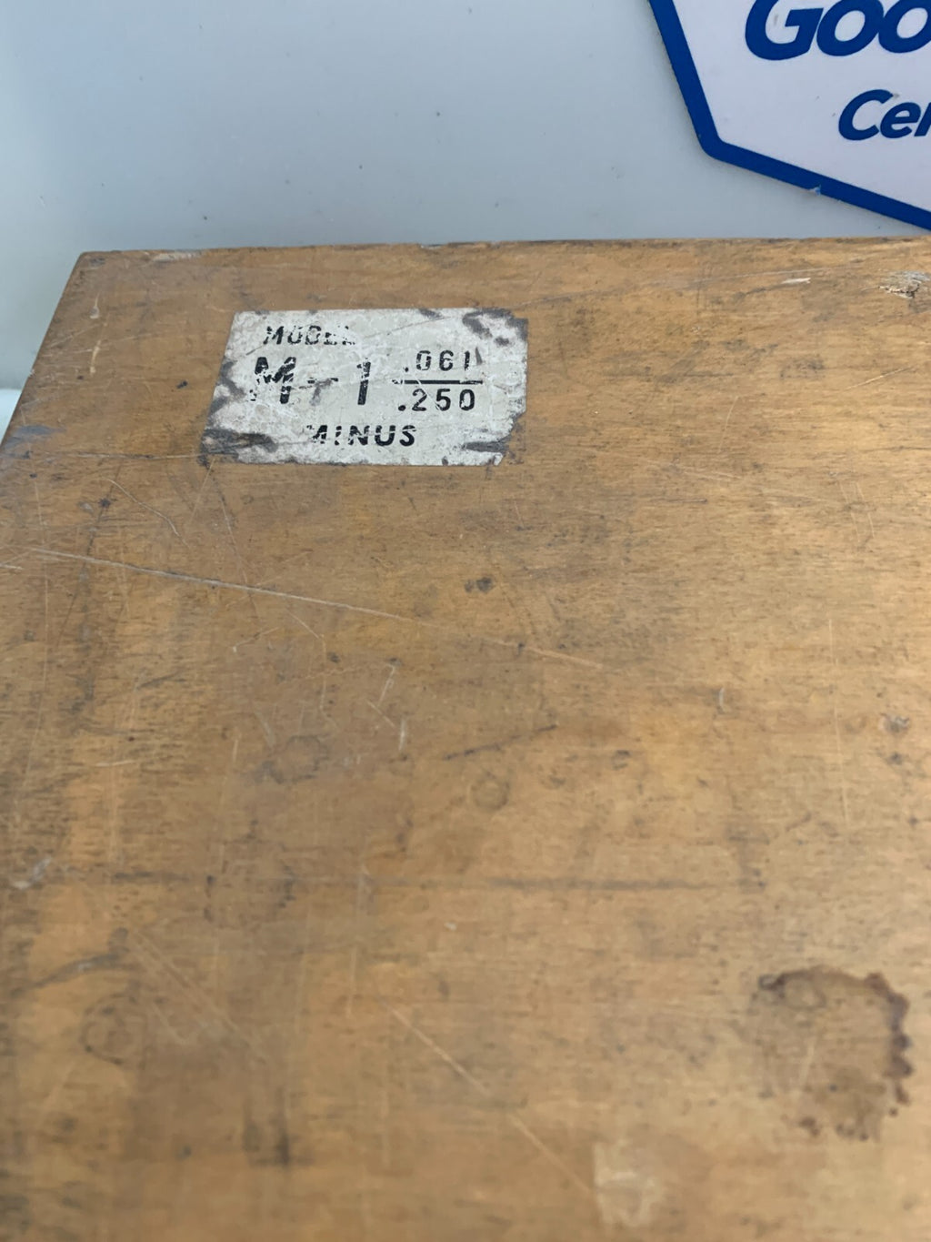 MEYER M-1 CHECKING PIN GAUGE .061 - 250" MISSING 10 PIN