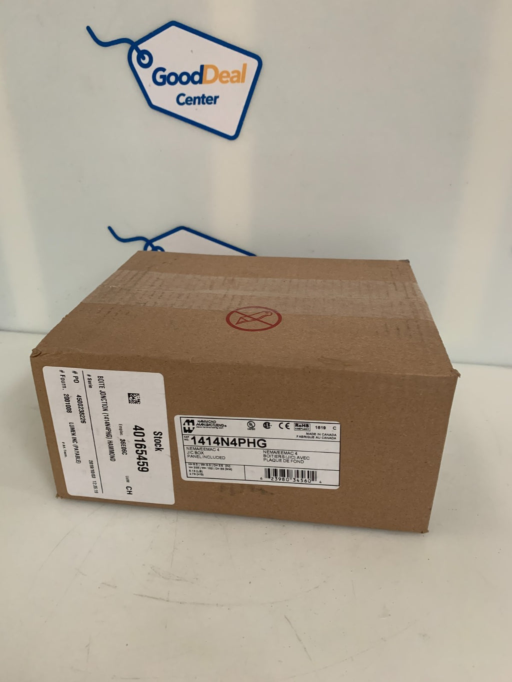 HAMMOND CONTROL PANEL ENCLOSURE 1414N4PHG