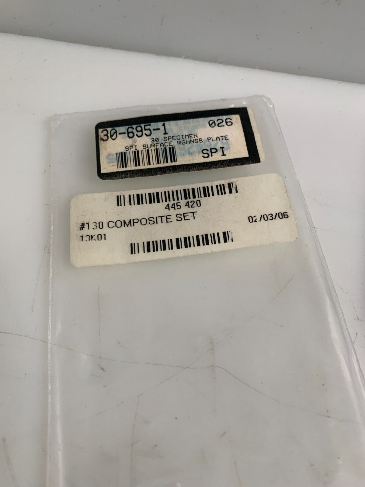 SPI SURFACE ROUGHNESS COMPARISON POCKET SET 30-695-1
