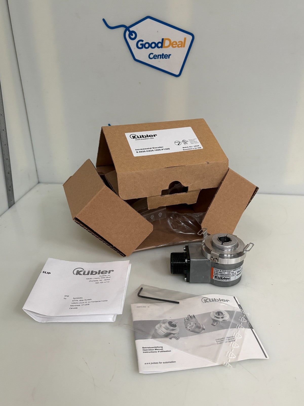 KUBLER INCREMENTAL ENCODER 8.5020.CA24.1000.P1300 0