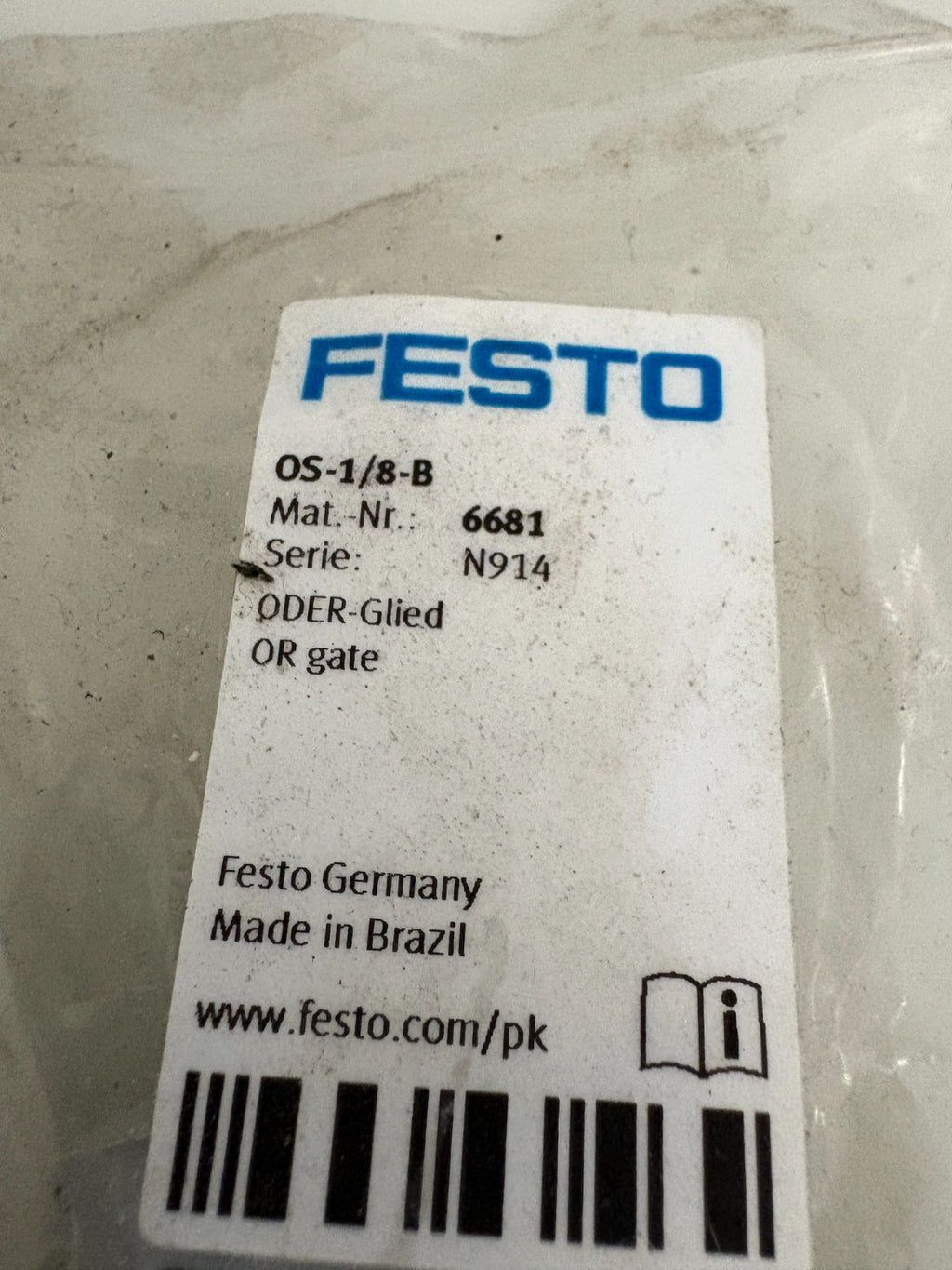 FESTO OR GATE OS-1/8-B #66812