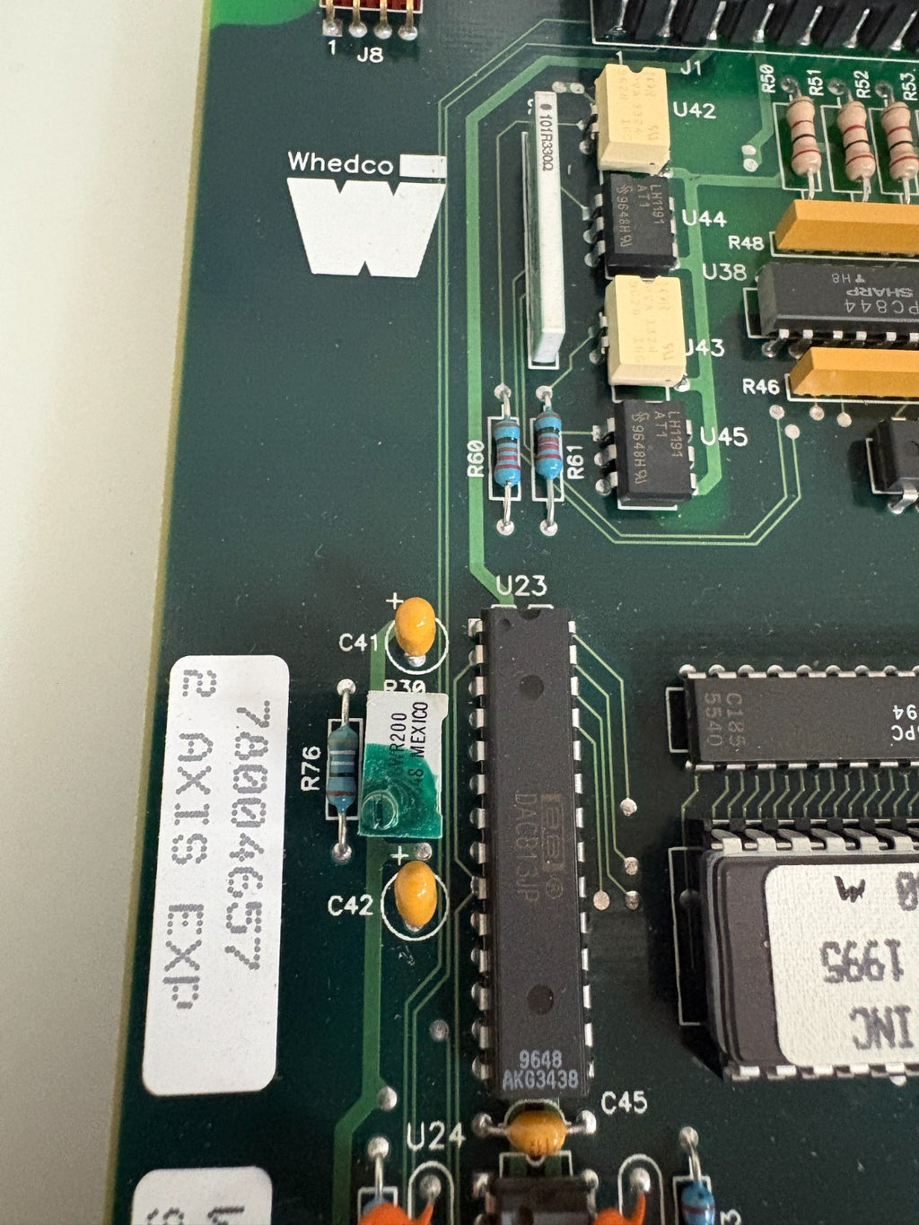 WHEDCO 78004657 2 AXIS EXP CIRCUIT BOARD 70004614 CA PS234-22