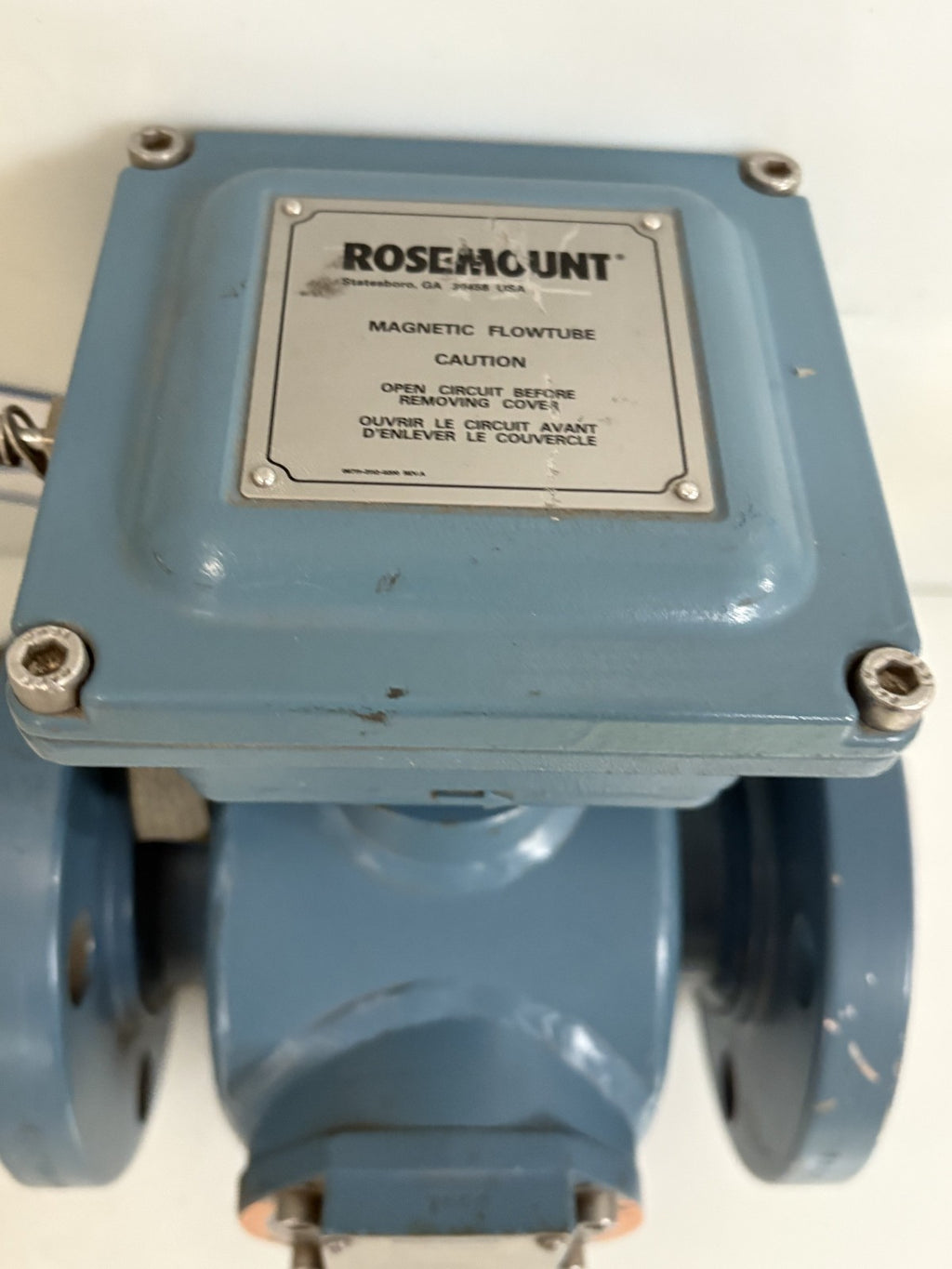ROSEMOUNT MAGNETIC FLOW TUBE 8705TNA020S1H13