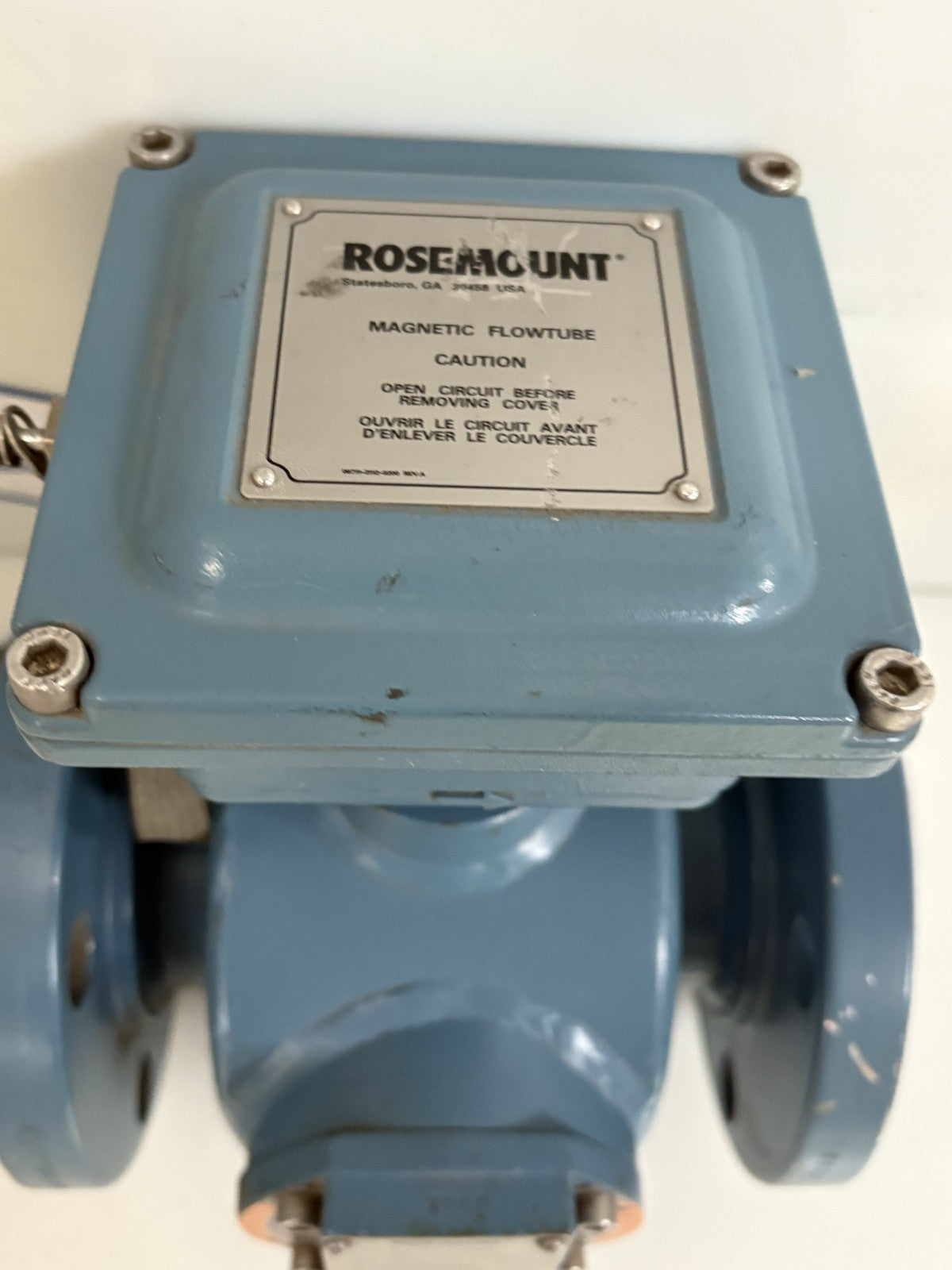 ROSEMOUNT MAGNETIC FLOW TUBE 8705TNA020S1H13