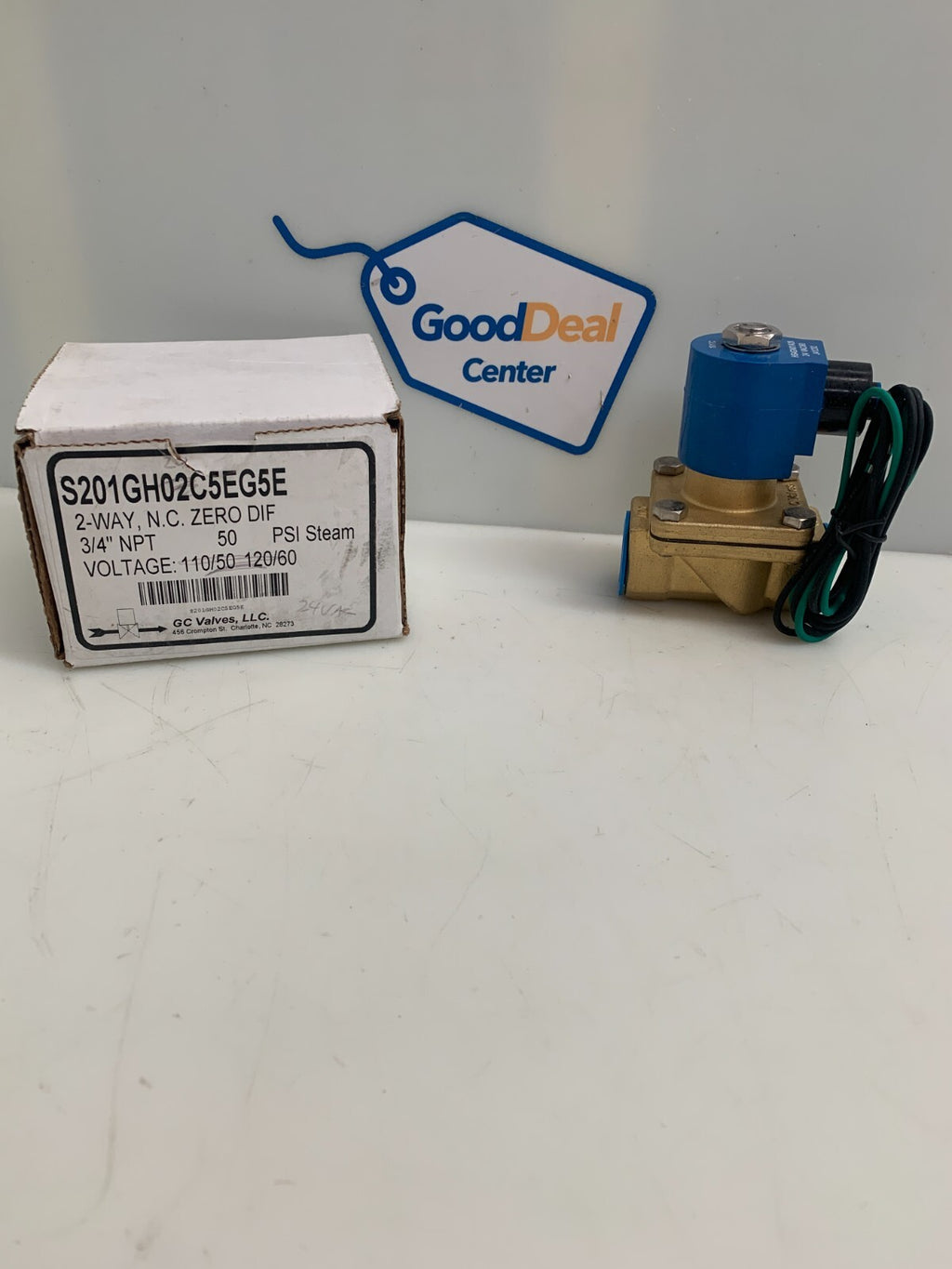 GC Valves S201GH02C5EG5E 2-way valve 3/4" NPT 50 PSI0