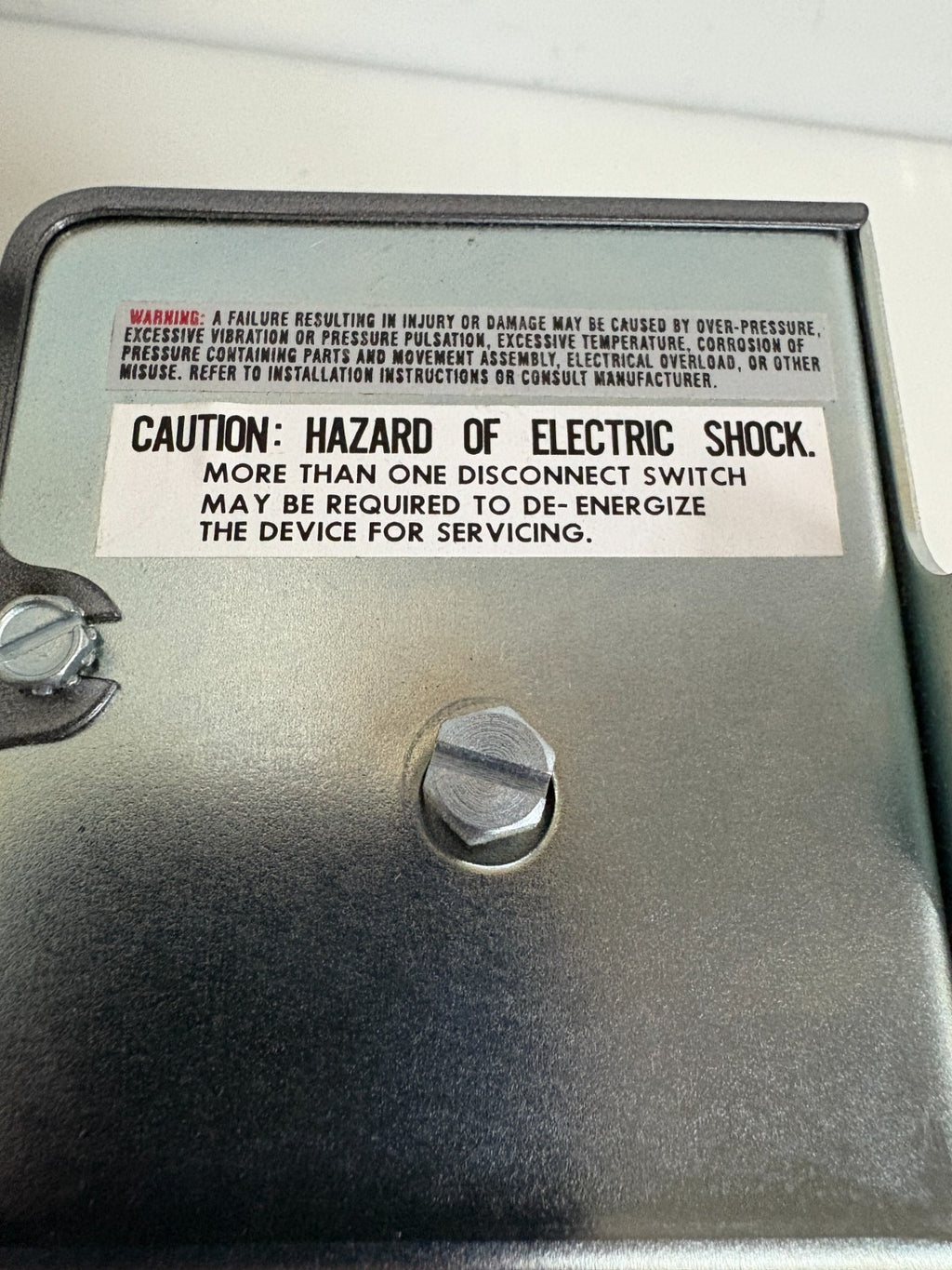 MERCOID CONTROL PRESSURE SWITCH AP-7021-153-37
