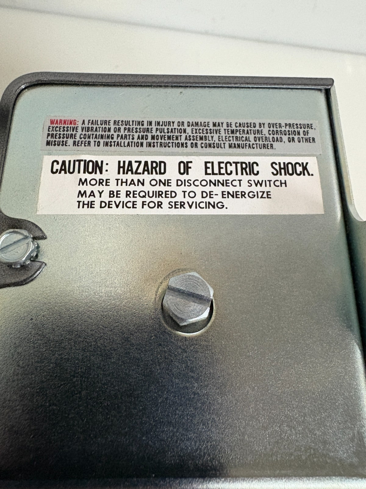 MERCOID CONTROL PRESSURE SWITCH AP-7021-153-37