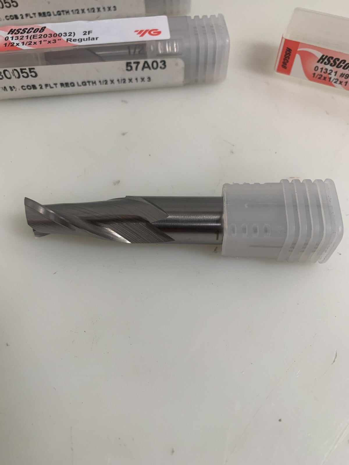 LOT OF 3 HSSCO8 DRILL BIT 1/2X1/2X1"X3" REG E 2030032 01321