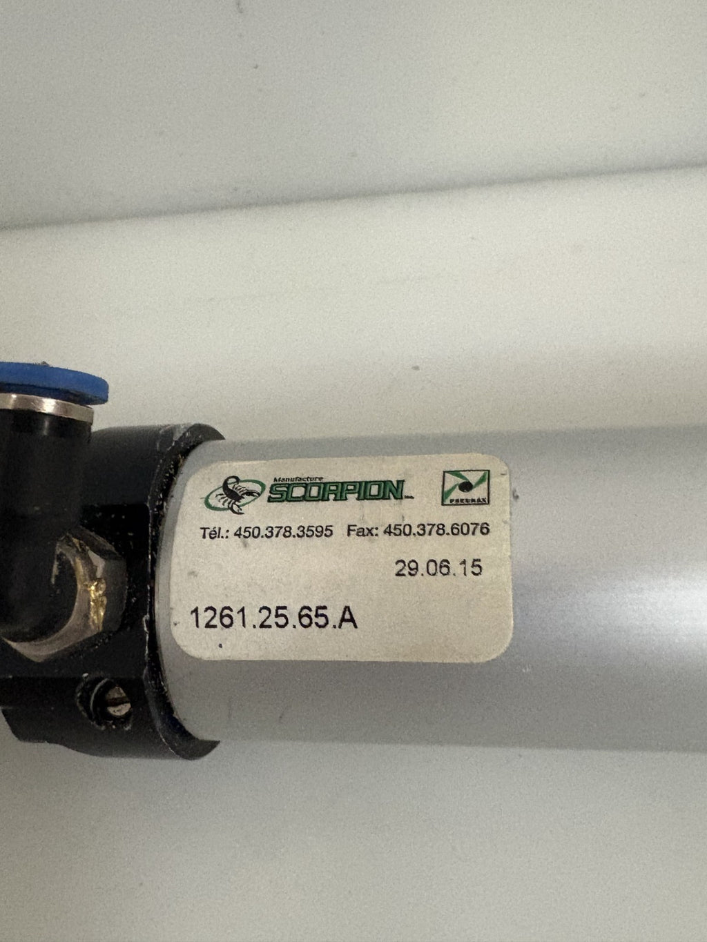 PNEUMAX SCORPION CYLINDER 1261.25.65.A