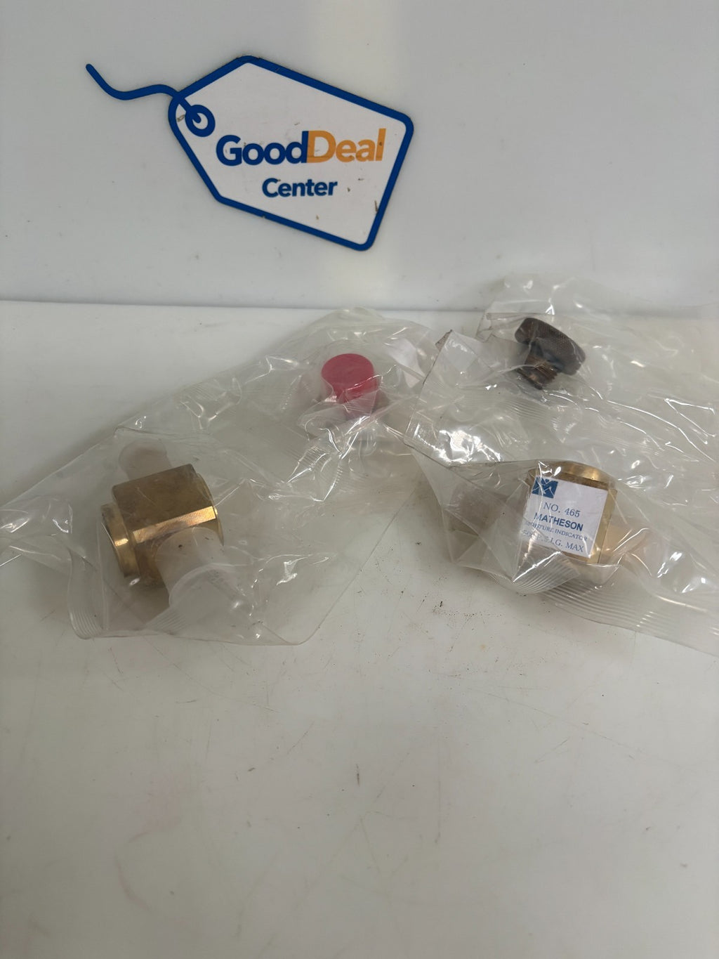 LOT OF 2 MATHESON TRI GAS MOISTURE INDICATOR #465 MIND-0001-XX