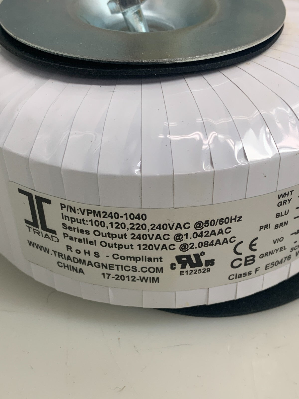 Triad Magnetics Medical Grade Transformer VPM240-1040