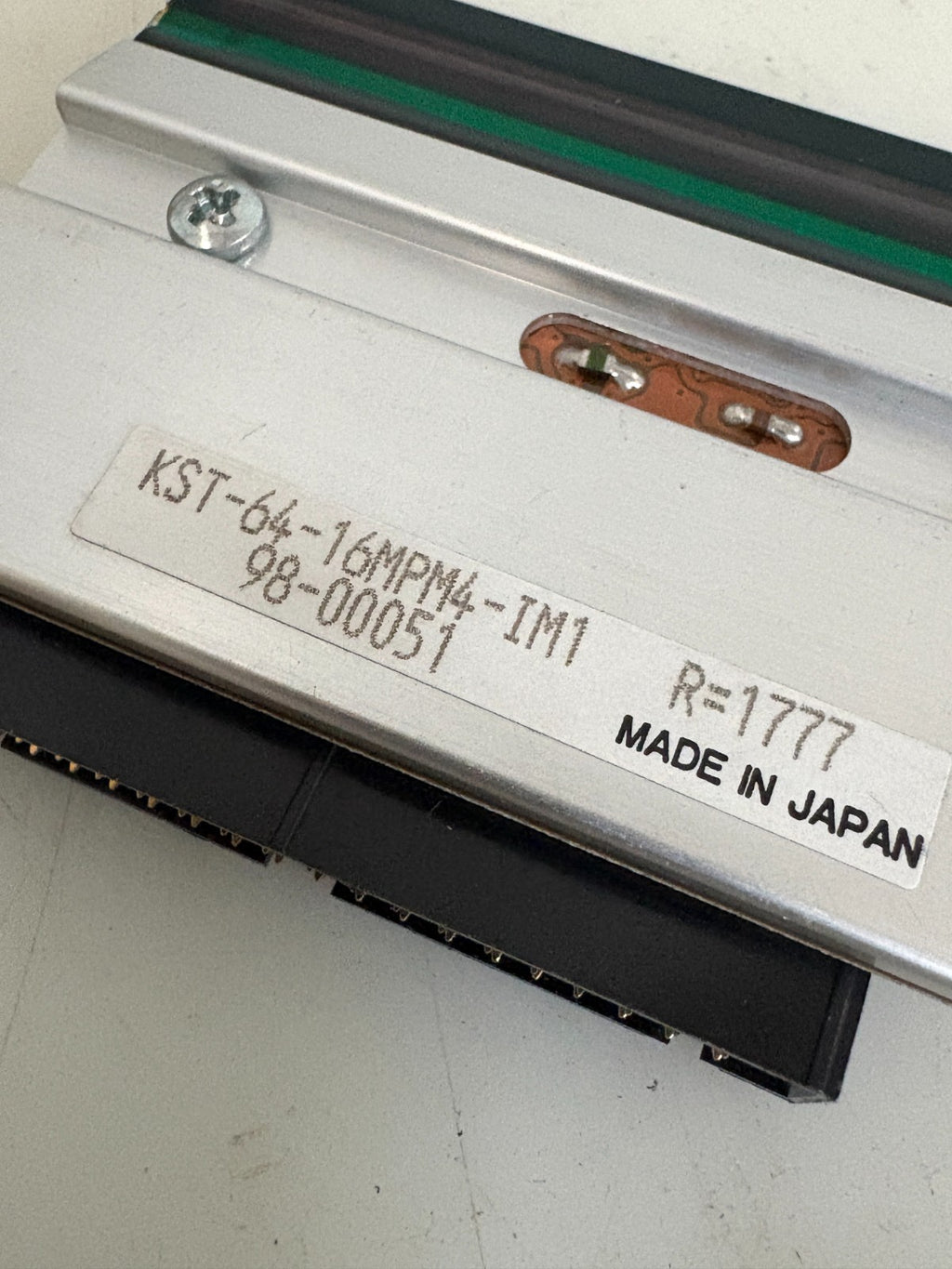 INTERMEC 2.5" PRINT HEAD 406DPI KST-64-16MPM4-IM12