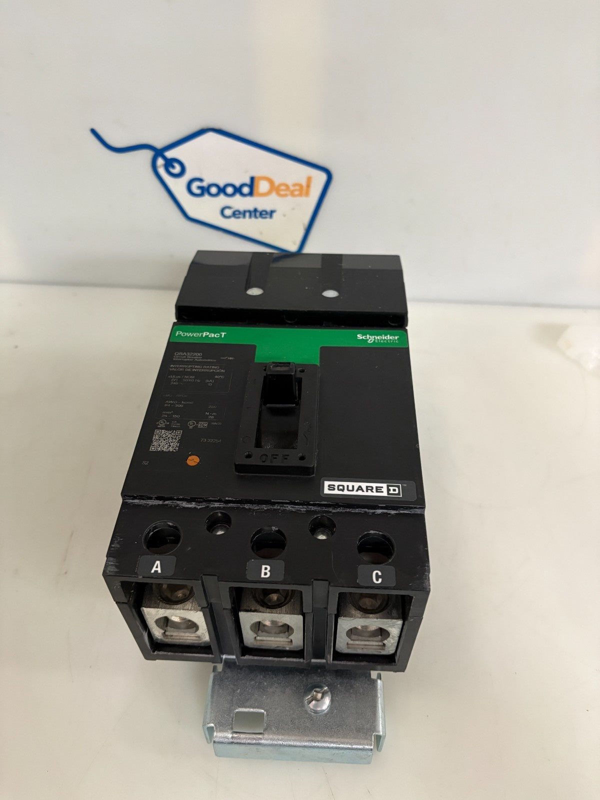 SCHNEIDER POWERPACT 200 AMP CIRCUIT BREAKER QBA322000