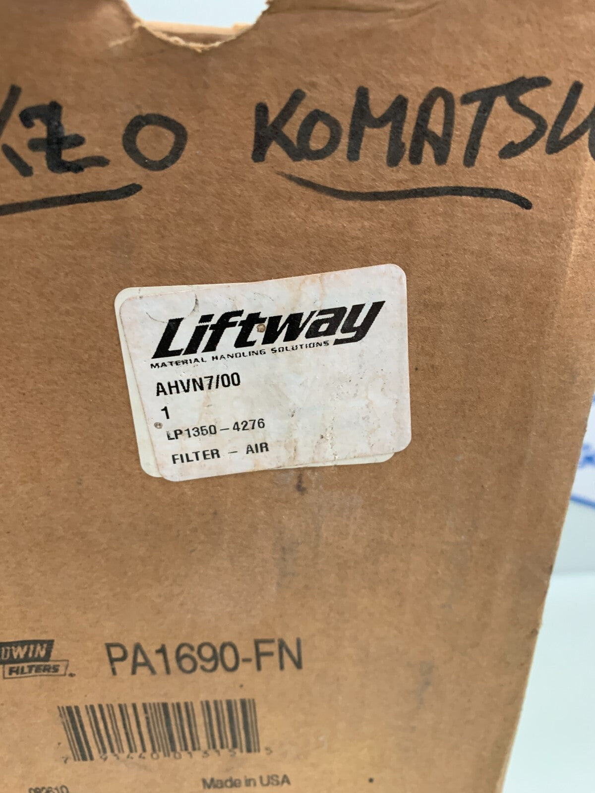 BALDWIN AIR FILTER PA1690-FN