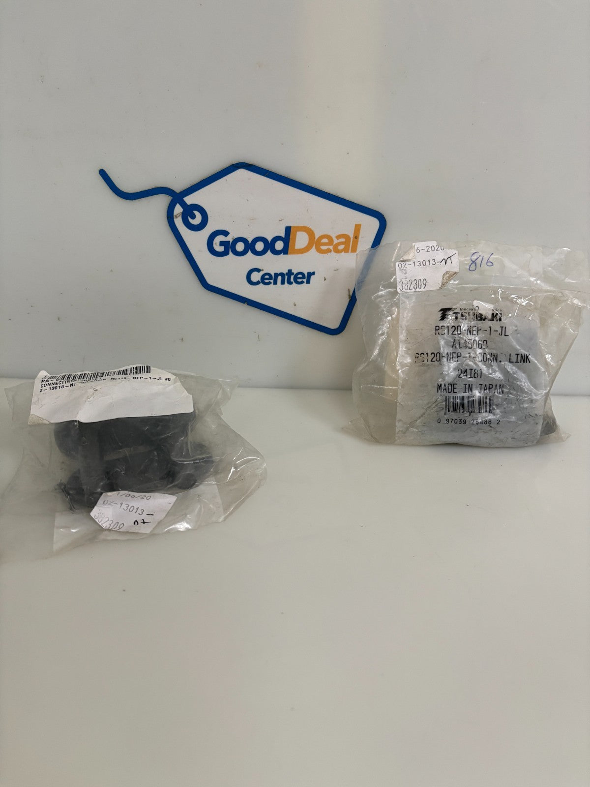 LOT OF 2 TSUBAKI CONNECTING LINK RS120-NEP-1-JL