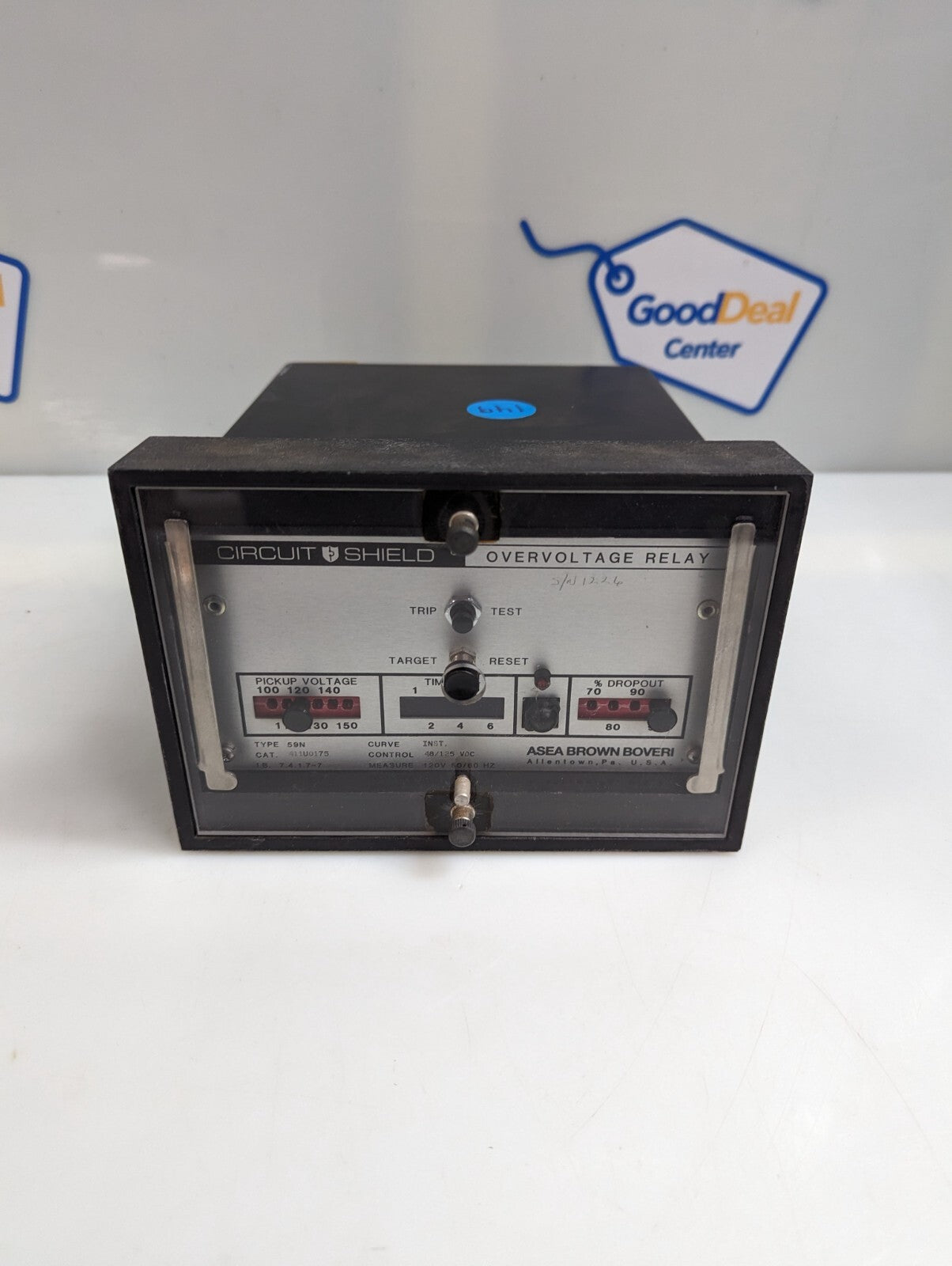 ABB Circuit Shield TYPE 59N 411U0175 Overvoltage Relay