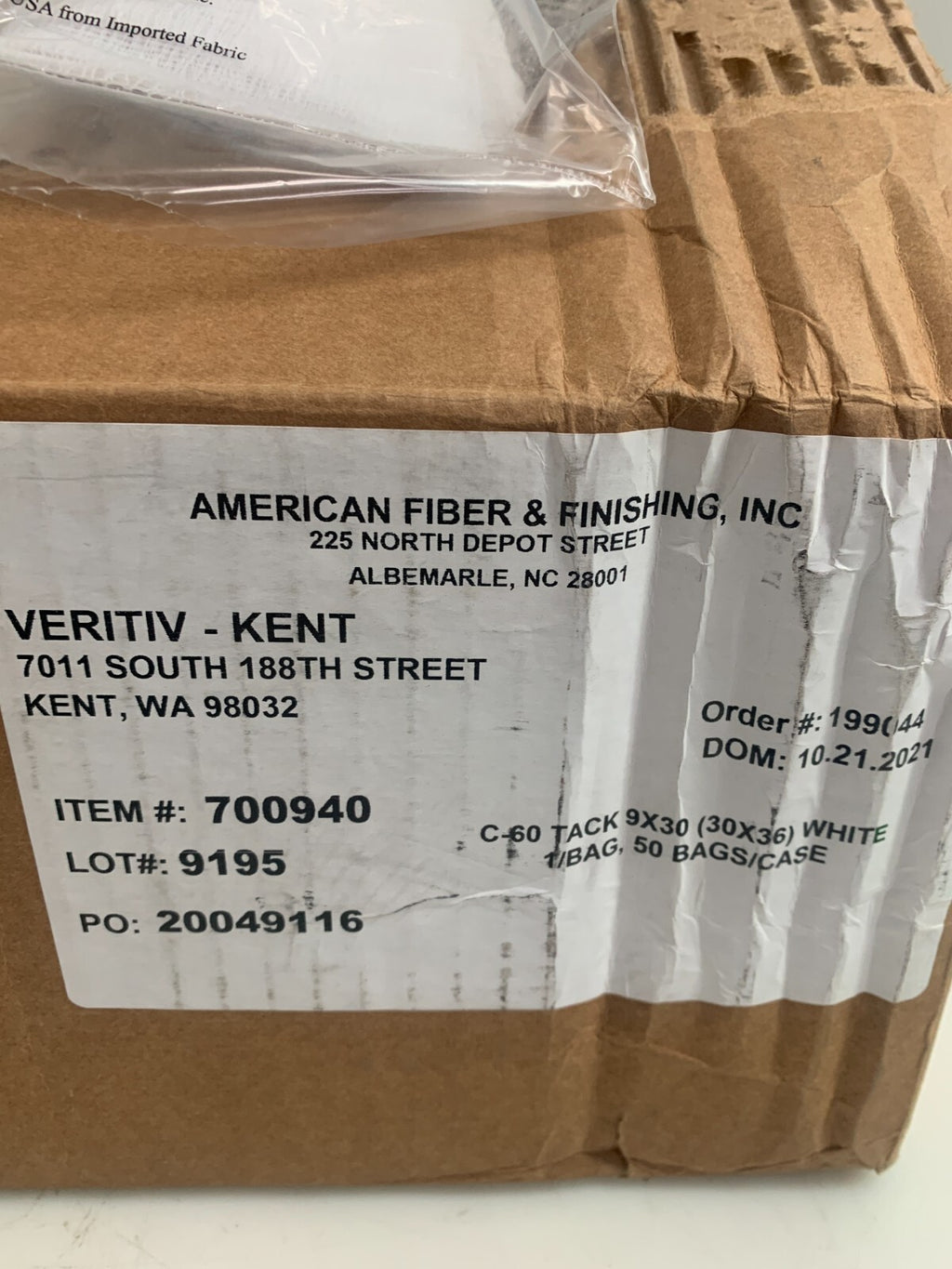American Fiber & Finishing C-60 30in x 36in Tack Rags Cloth 700940 Case of 501