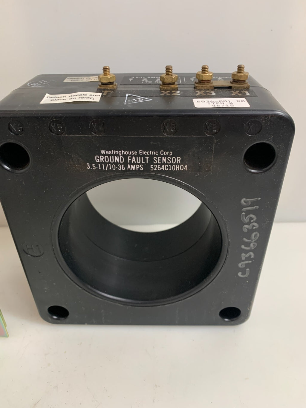 WESTINGHOUSE GROUND FAULT SENSOR 5264C10H04