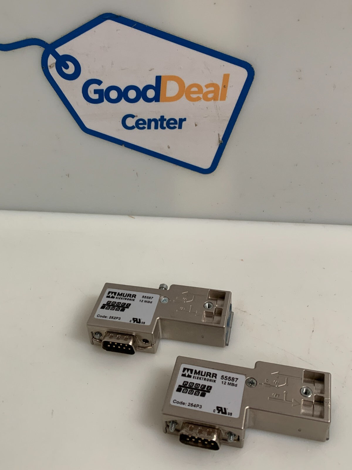 LOT OF 2 MURR ELEKTRONIK PROFIBUS PLUG MALE 555870