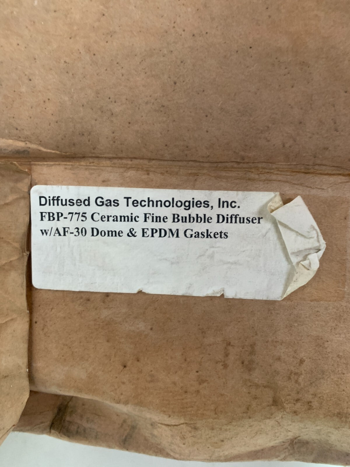 Diffused Gas Tech FBP-775 Ceramic Fine Bubble Diffuser w/AF-30 Dome2