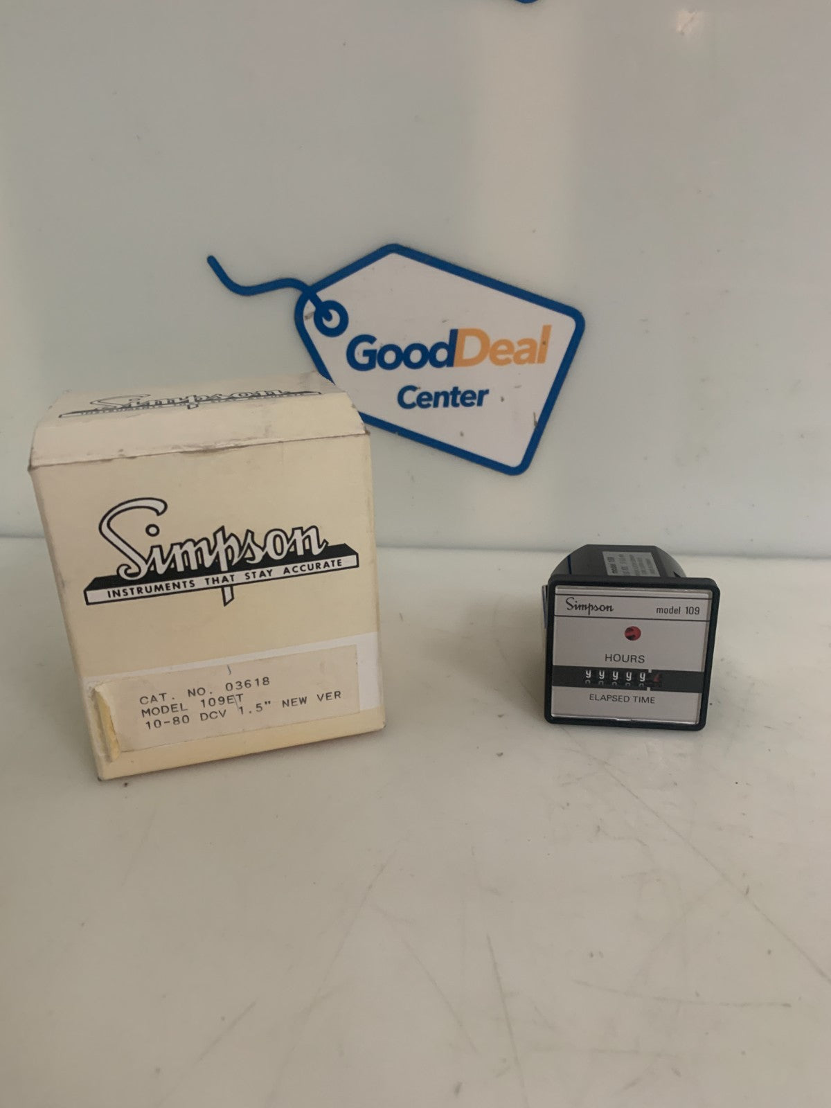 SIMPSON ELAPSED TIME METER #03618 109 ET