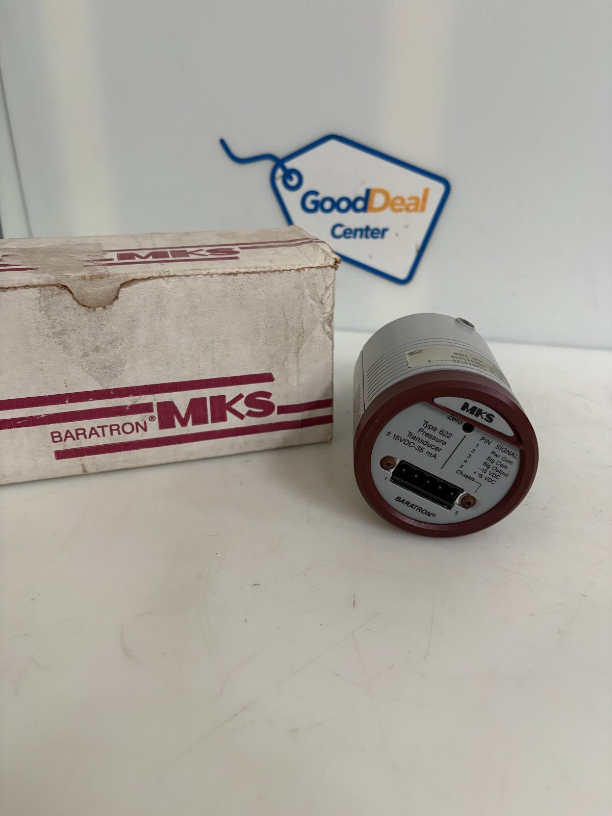 BARATRON MKS PRESSURE TRANSDUCER TYPE 622 200TORR #622A13TD----S