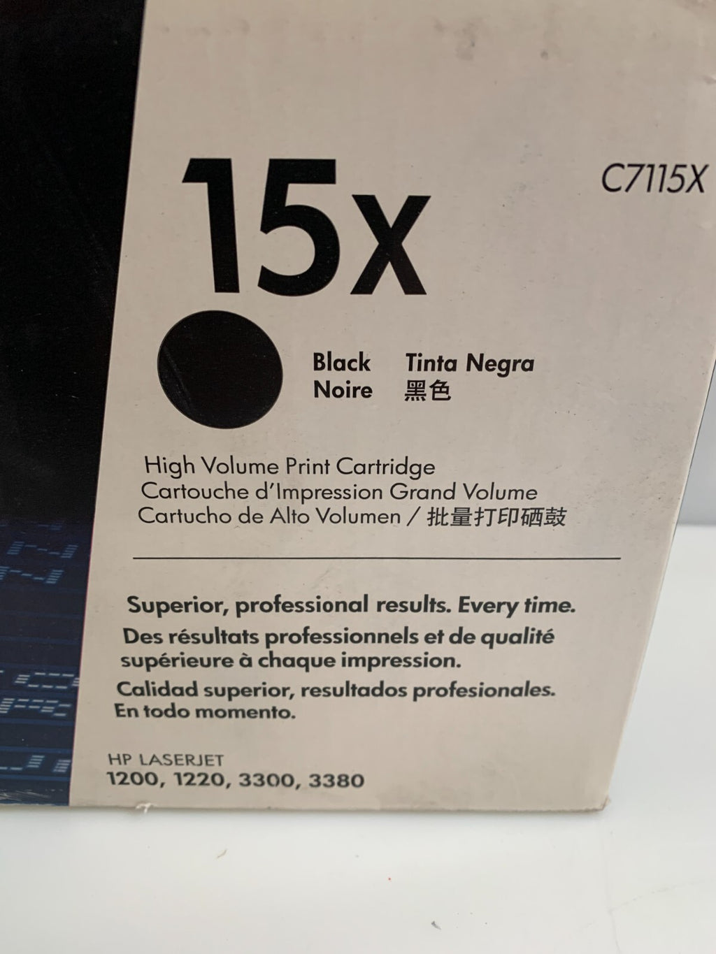 HP LASERJET BLACK TONER CARTRIDGE 15X C7115X
