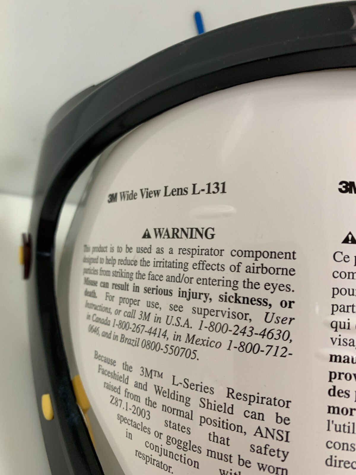 3M WIDE VIEW LENS L-131 W/FRAME