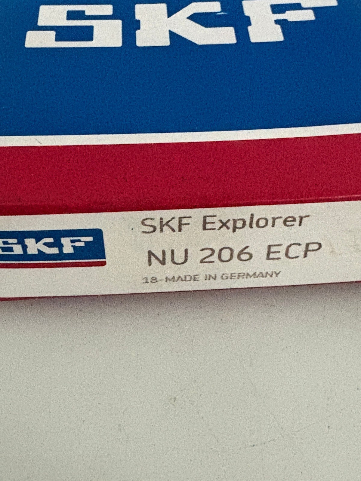 LOT OF 2 SKF CYLINDRICAL ROLLER BEARING NU 206 ECP2