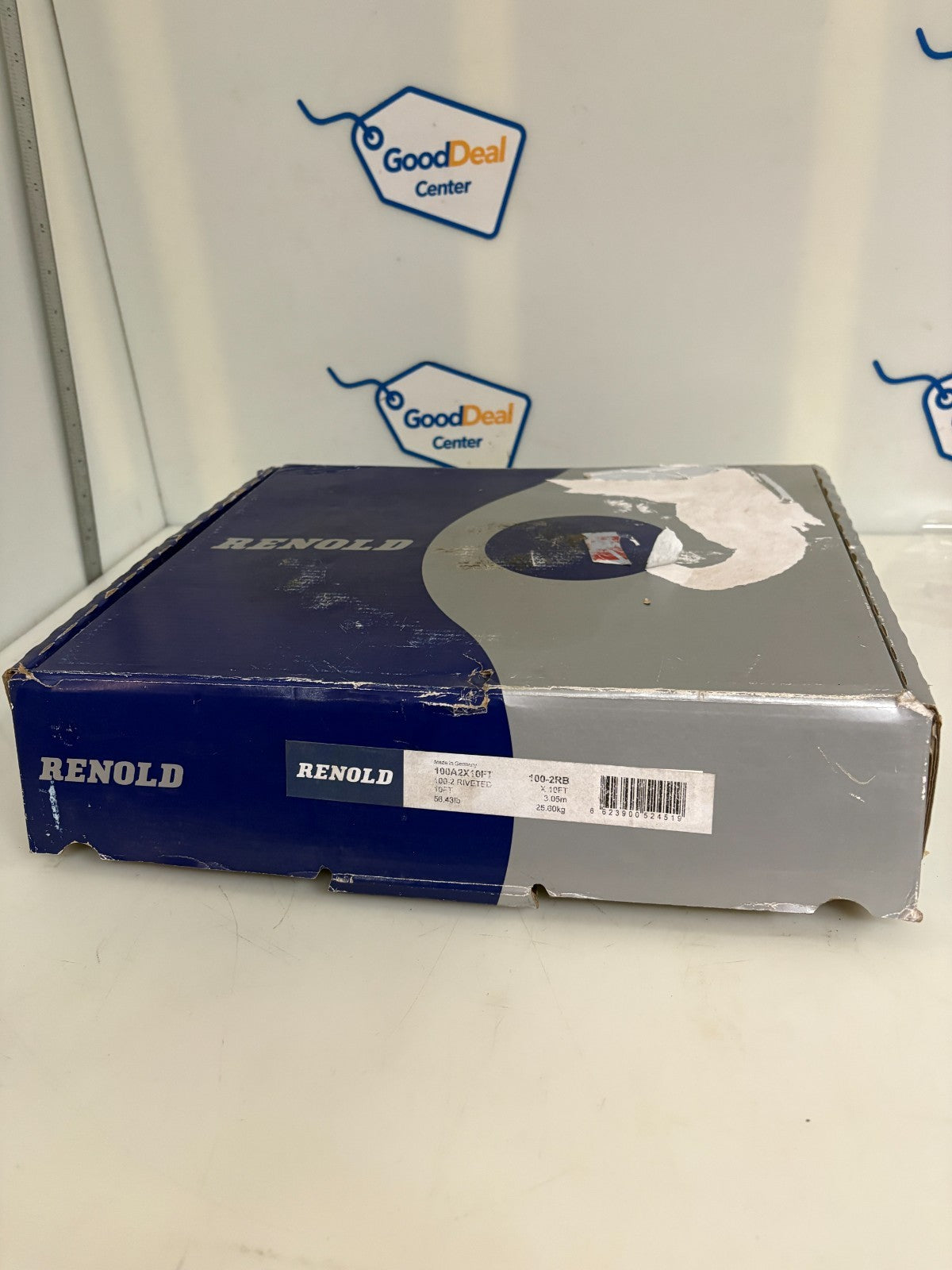 RENOLD DOUBLE 1 1/4" ROLLER CHAIN #100-2C0