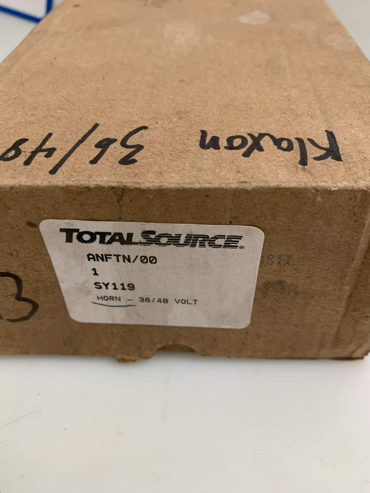 TOTAL SOURCE   ANFTN/00  Horn  SY119