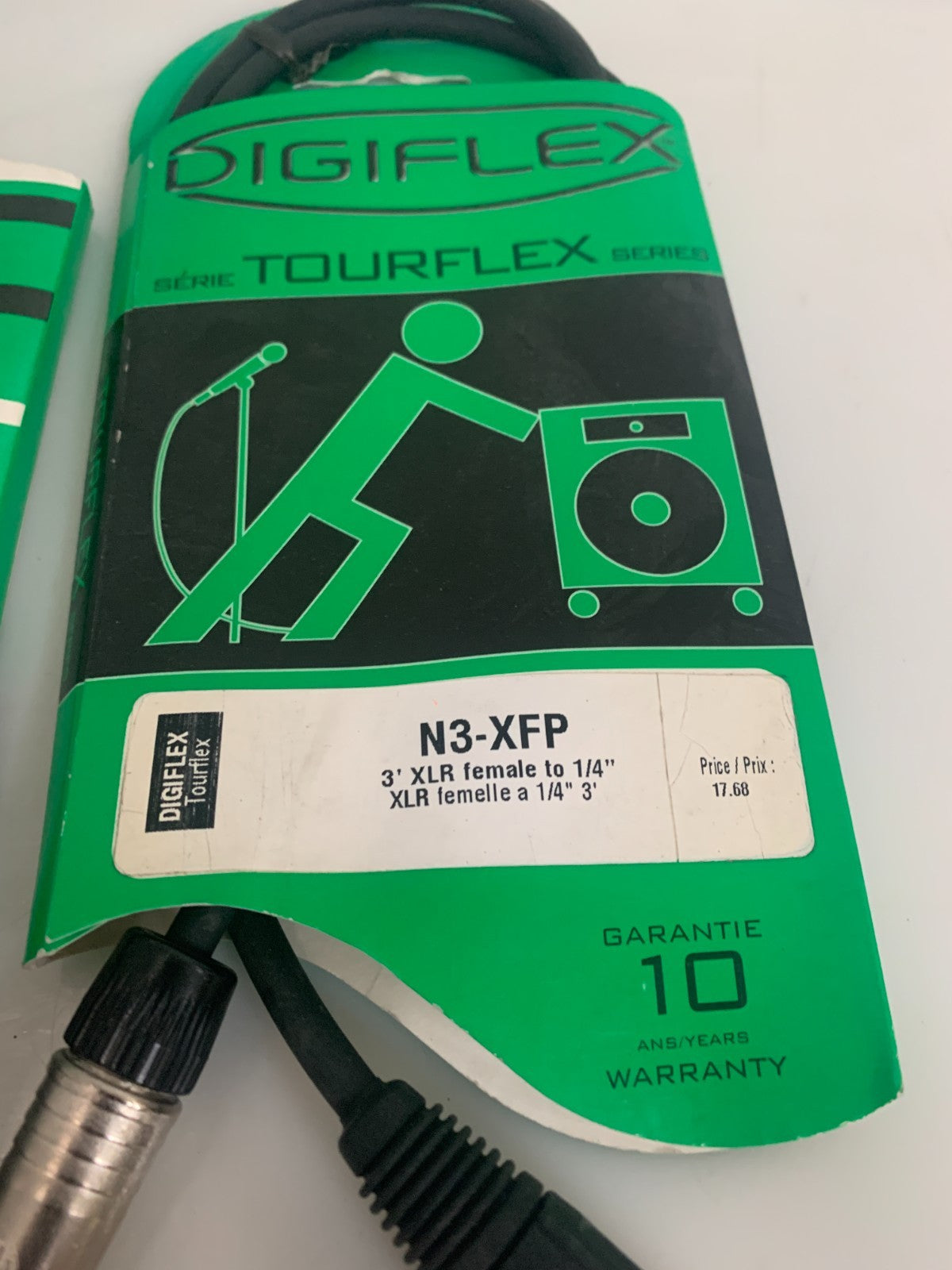 LOT OF 9 MIX  DIGIFLEX MICROPHONE CABLE MIX LOT 7 N3-XFP 3'   2 M6-XFP 6'