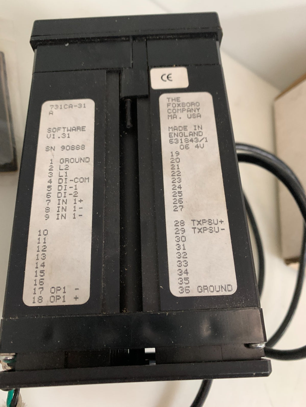 FOXBORO CONTROLLER 731 CA SERIES MODEL 731CA-31 A2
